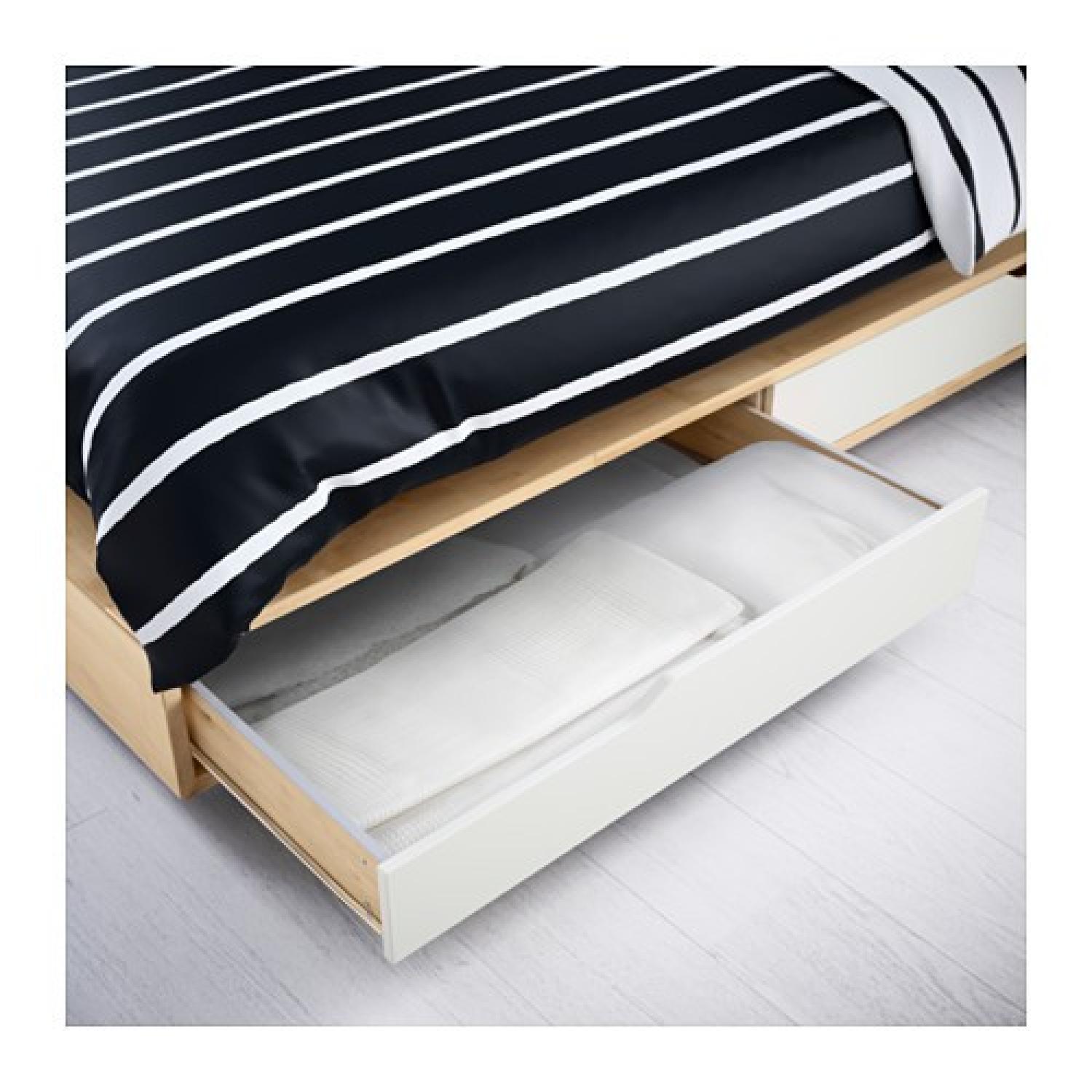Ikea Mandal Platform Bedframe w/ Headboard - AptDeco
