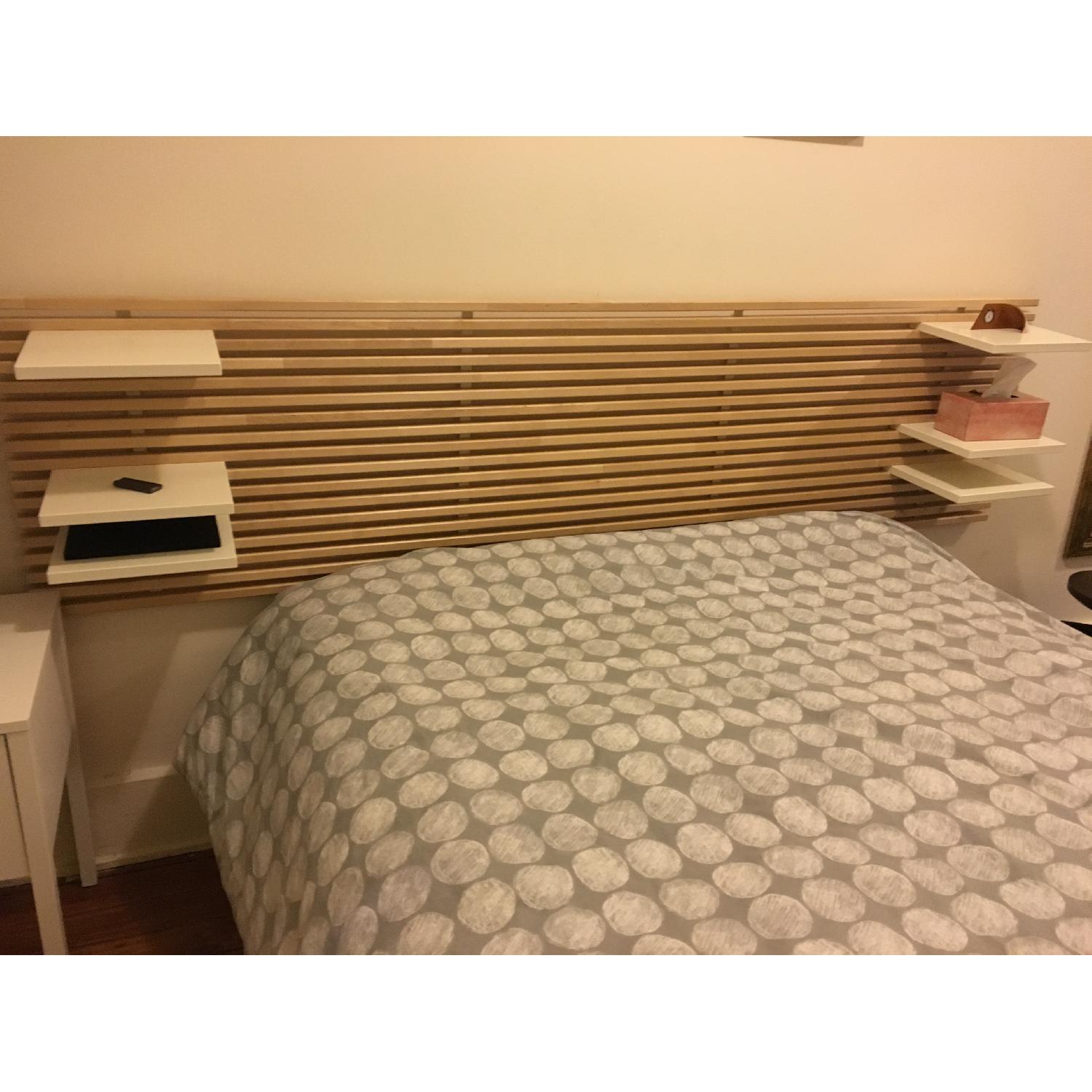 Ikea Mandal Birch Headboard in White - image-1