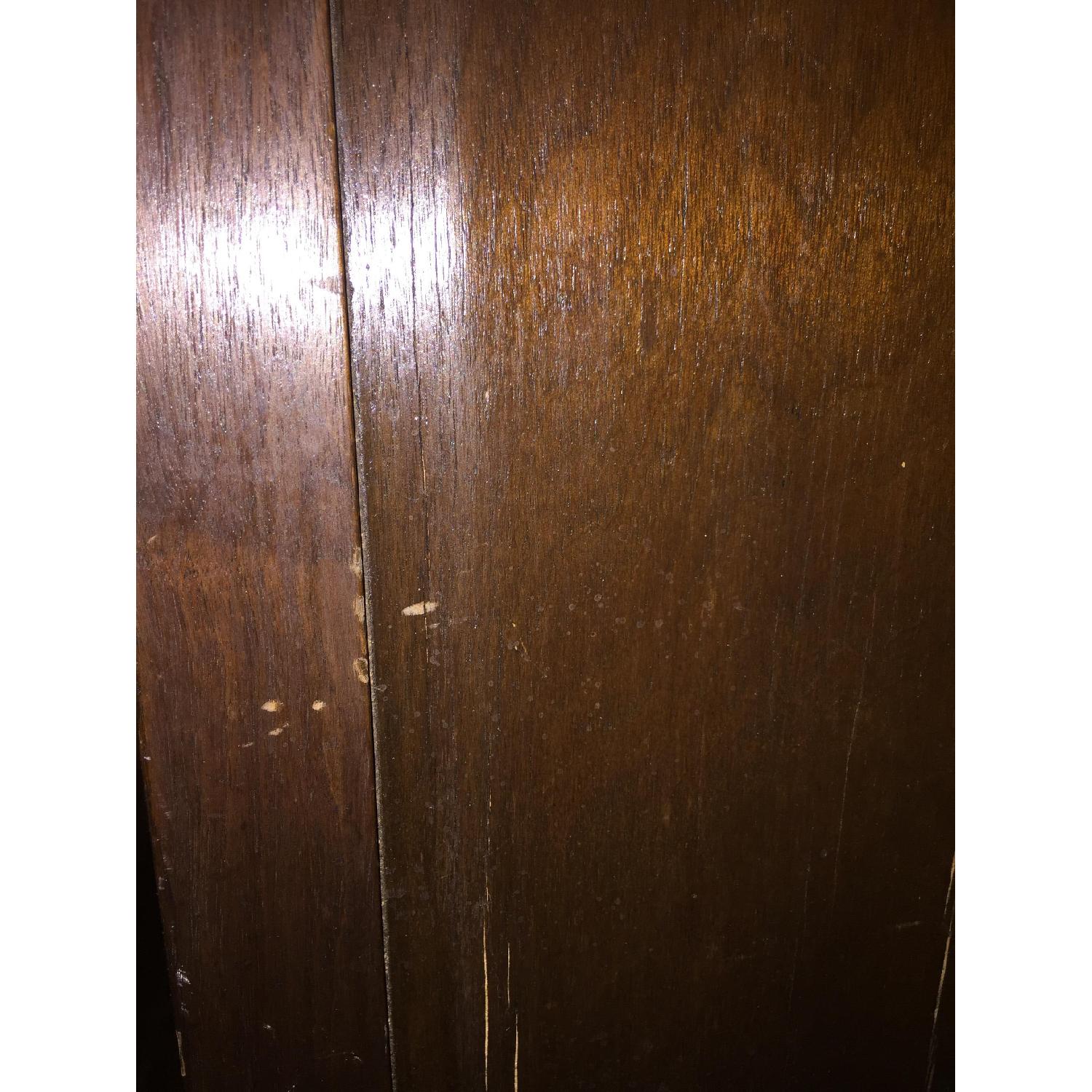 Wood/Glass & Metal Mesh Bookcase/Cabinet - image-6