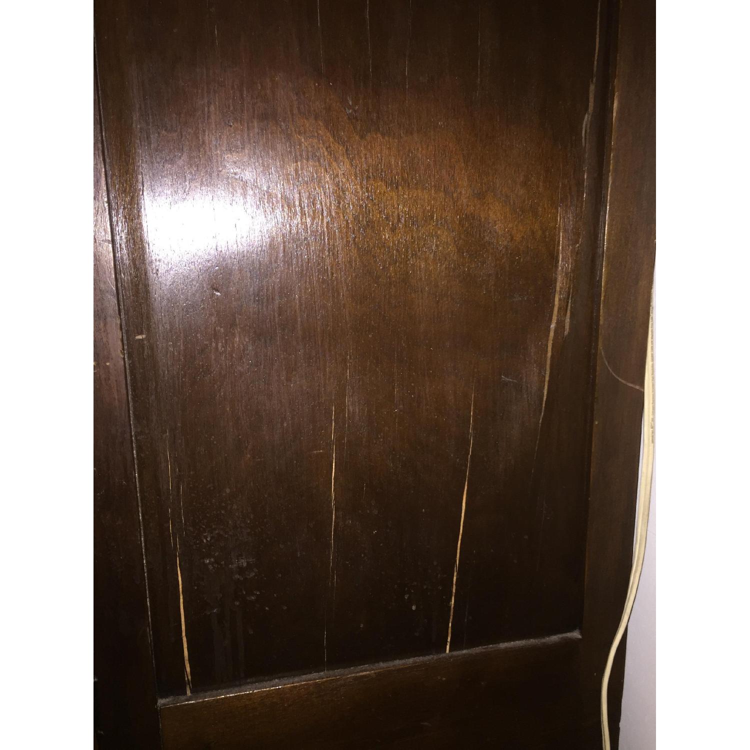 Wood/Glass & Metal Mesh Bookcase/Cabinet - image-7