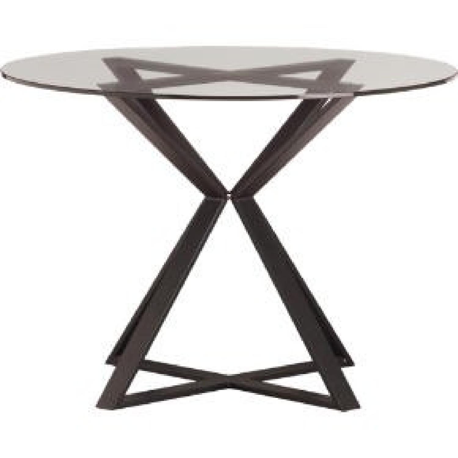 CB2 Union Table w/ 3 West Elm Chairs - image-2