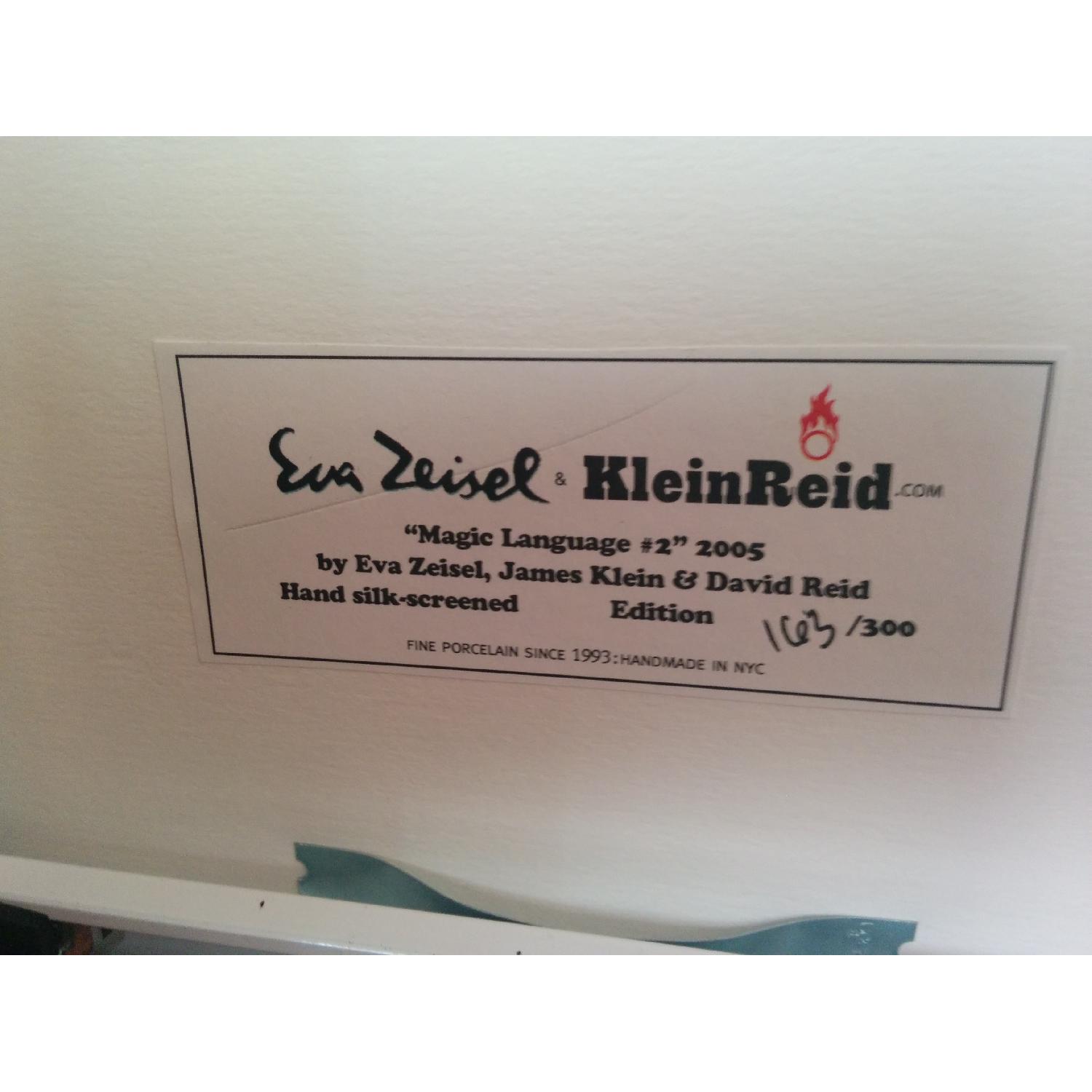 Eva Zeisel KleinReid Signed Limited Screen Print - Magic Language 2 - image-6