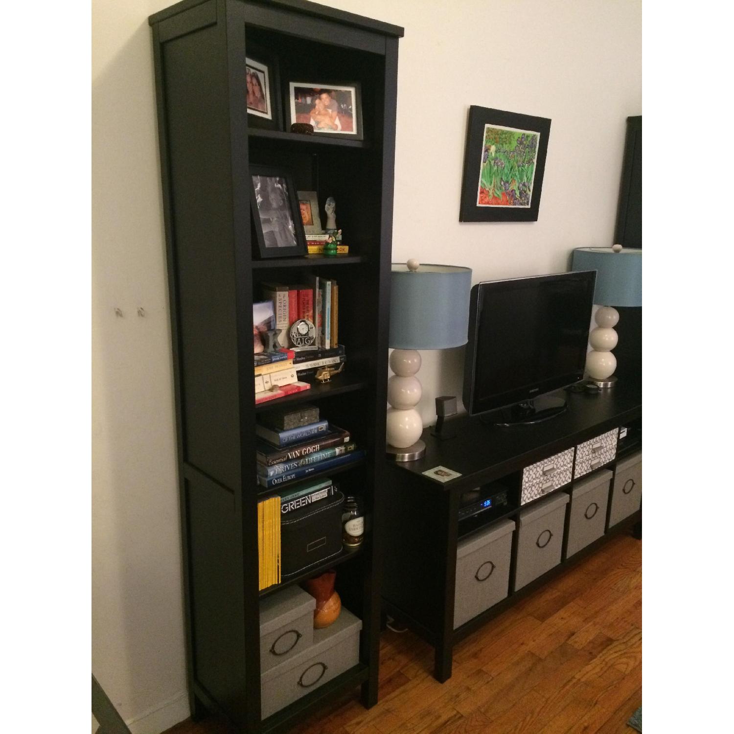 Entertainment/TV Stand w/ 2 Book Shelves - image-3