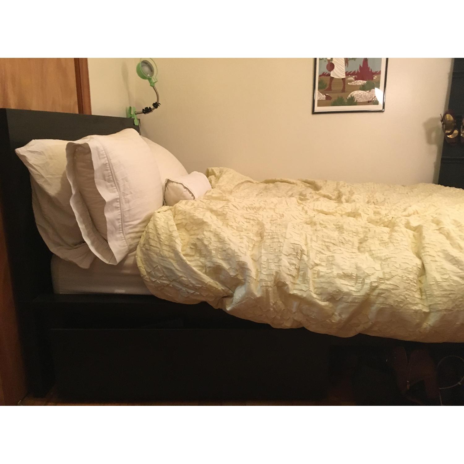 Ikea Malm Full Size Bed w/ Storage Drawers AptDeco