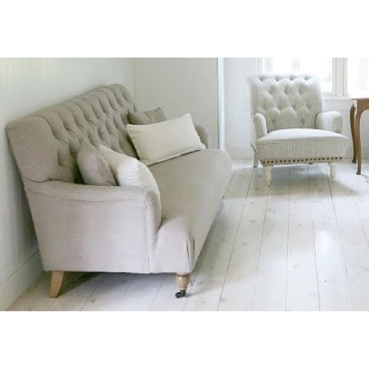 Home Decorators Watkins Linen Sofa - image-4