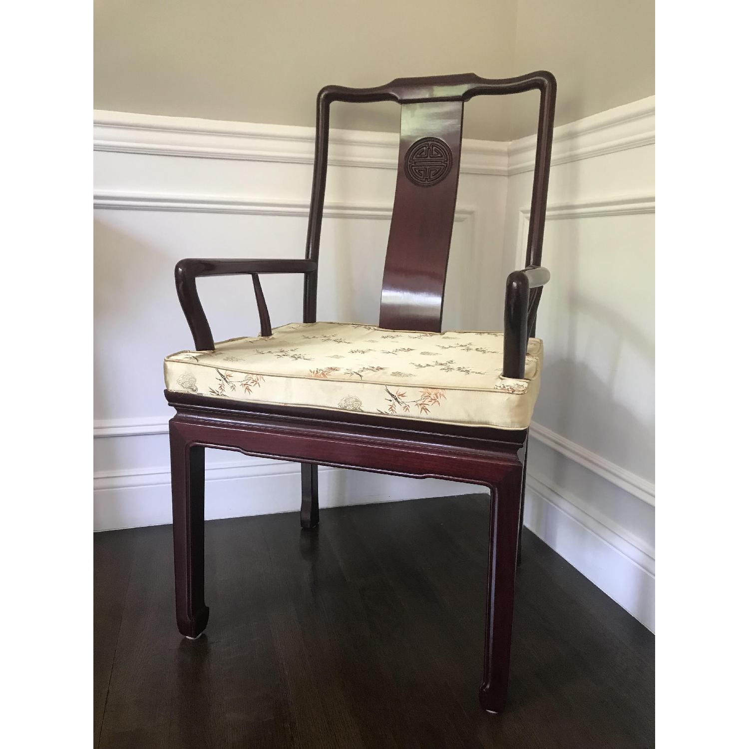 Chinese Rosewood Dining Table w/ 8 Chairs - image-3