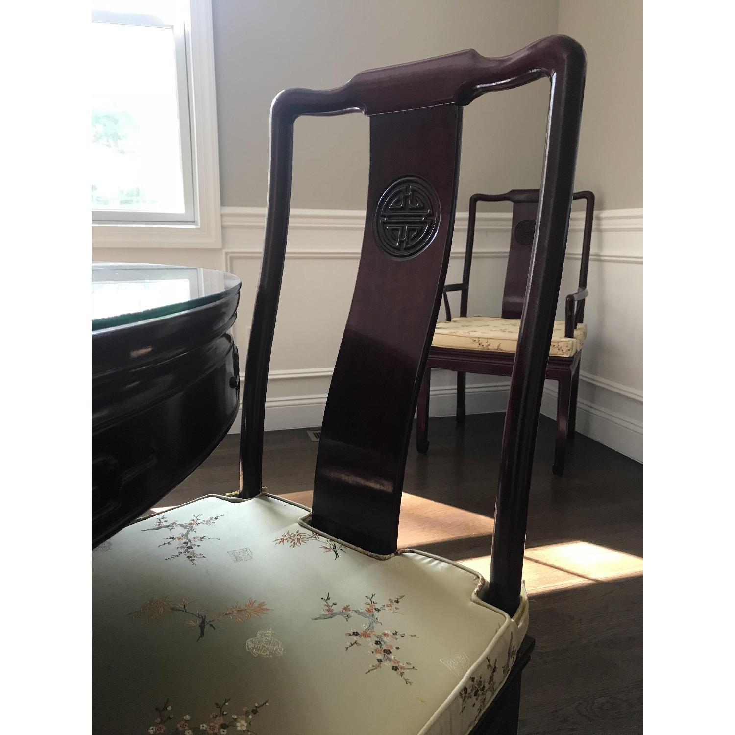 Chinese Rosewood Dining Table w/ 8 Chairs - image-4