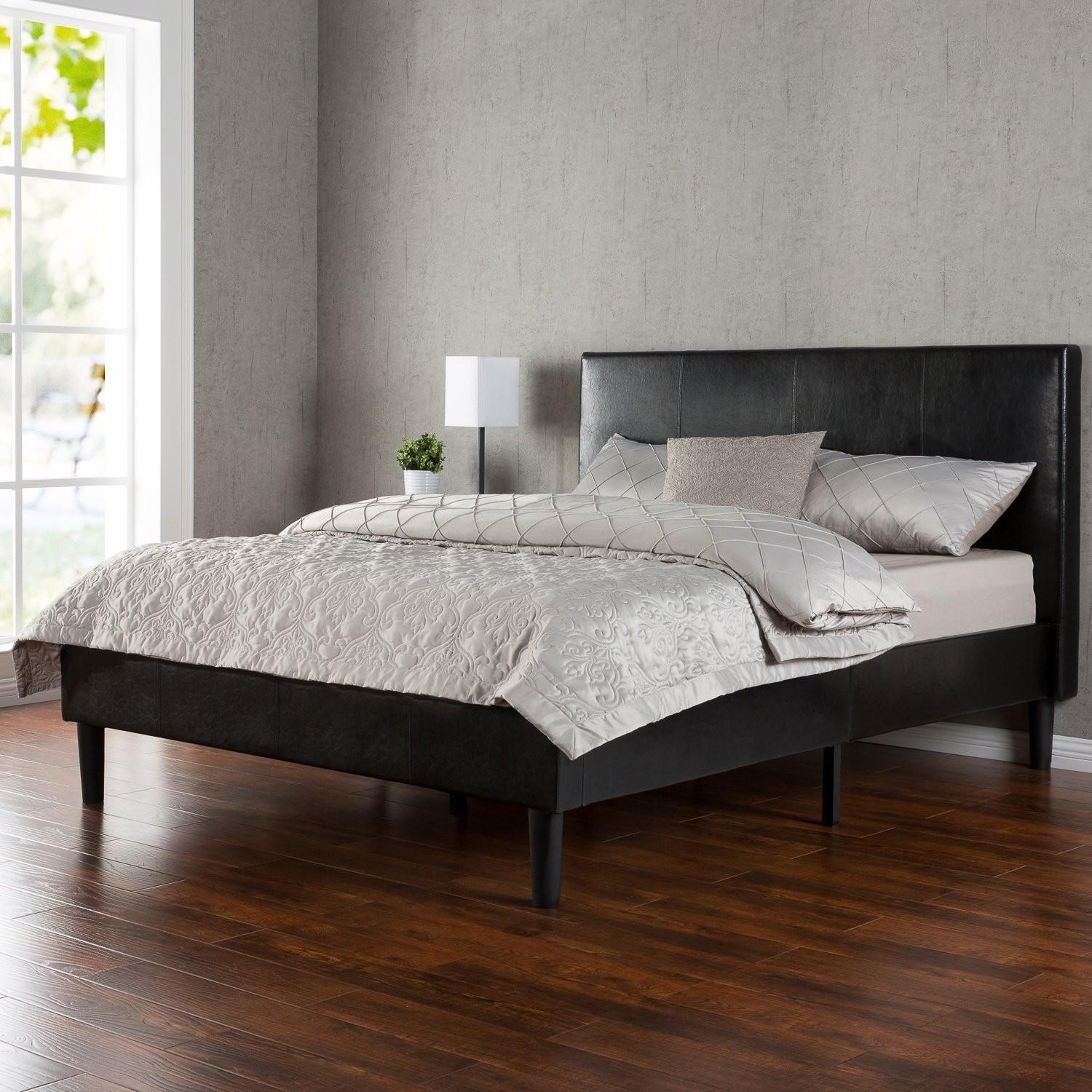 Zinus Faux Leather Upholstered Platform Bed - image-4