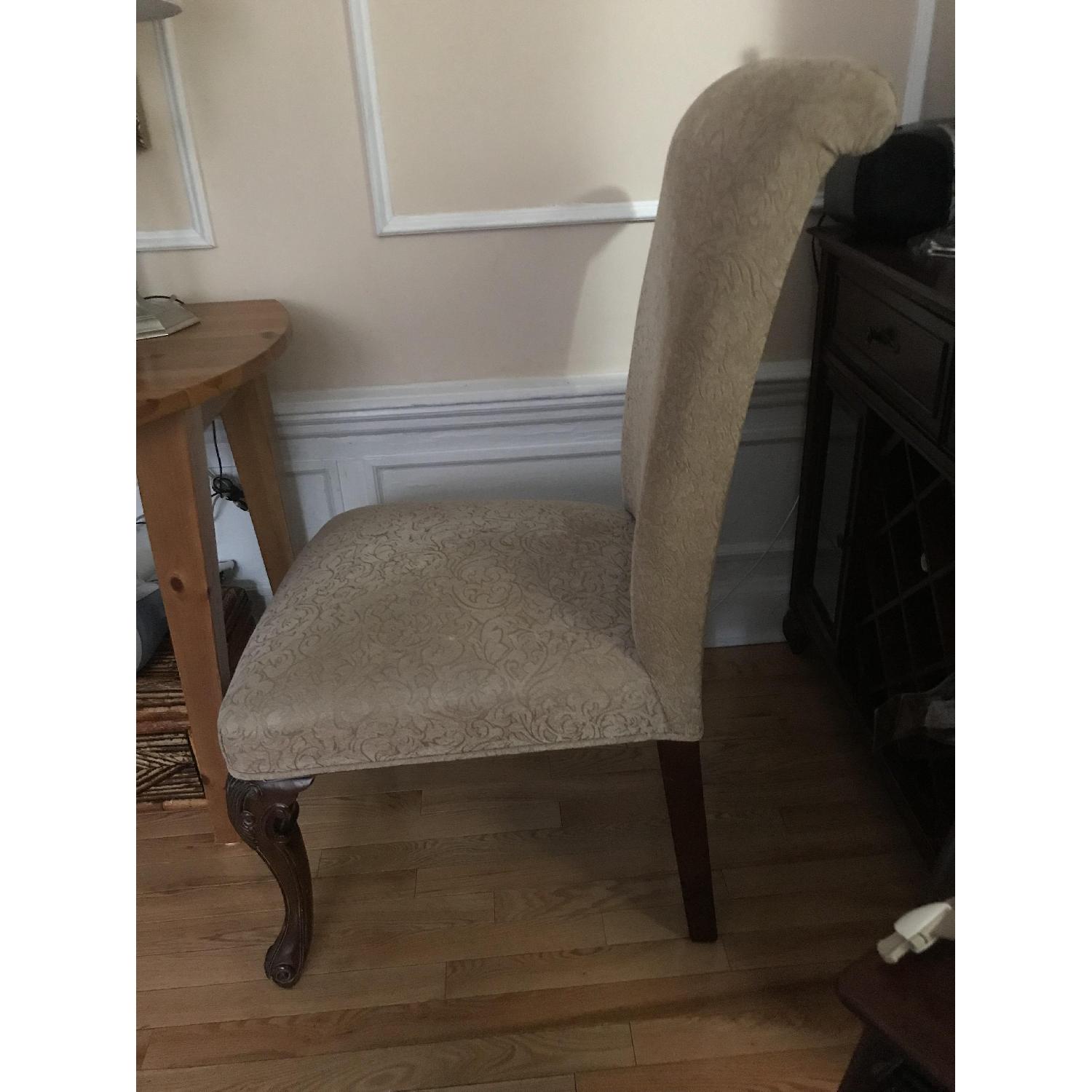 Bombay Company Upholstered Wood Dining Chair AptDeco