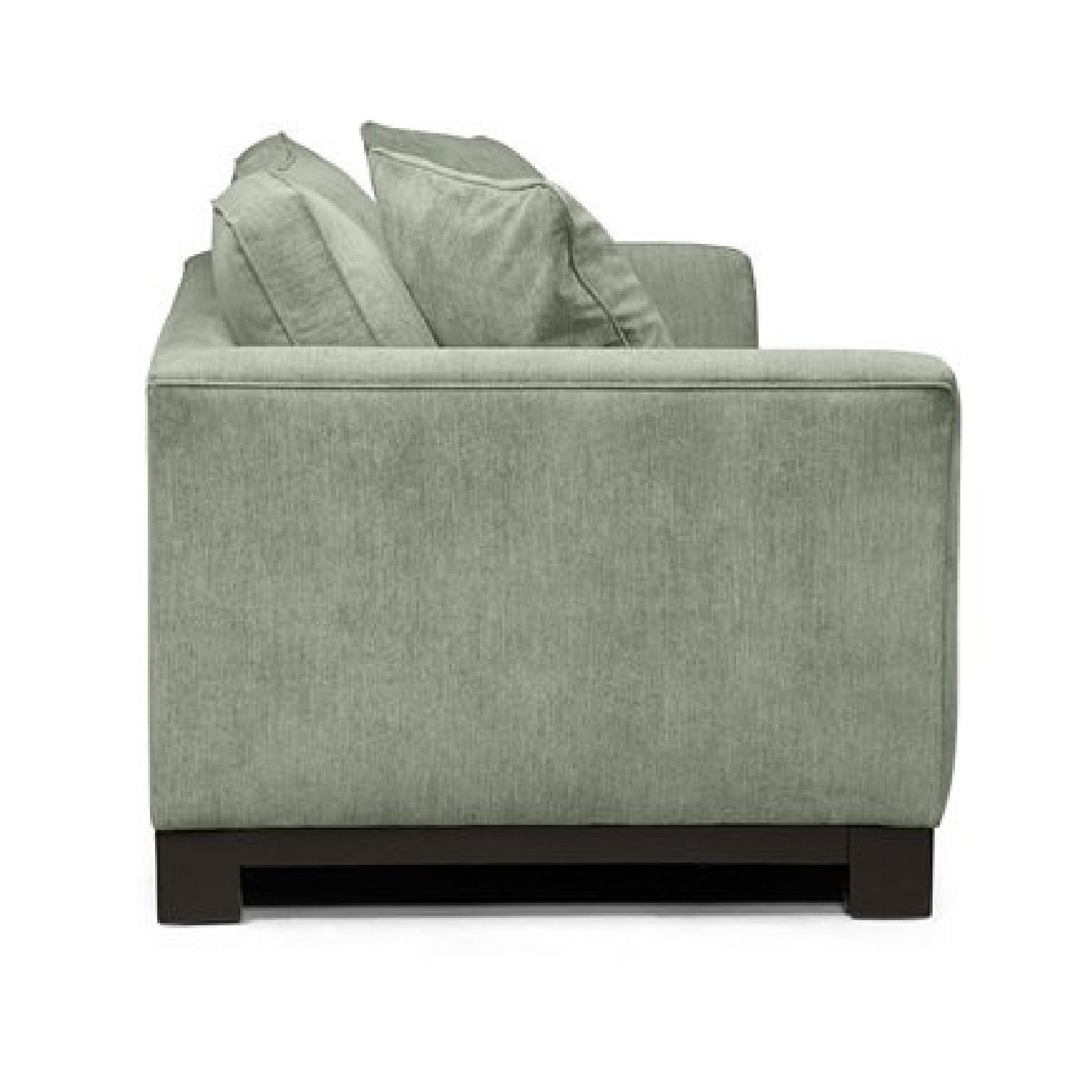 Macy's Kenton Sage Green Sofa AptDeco