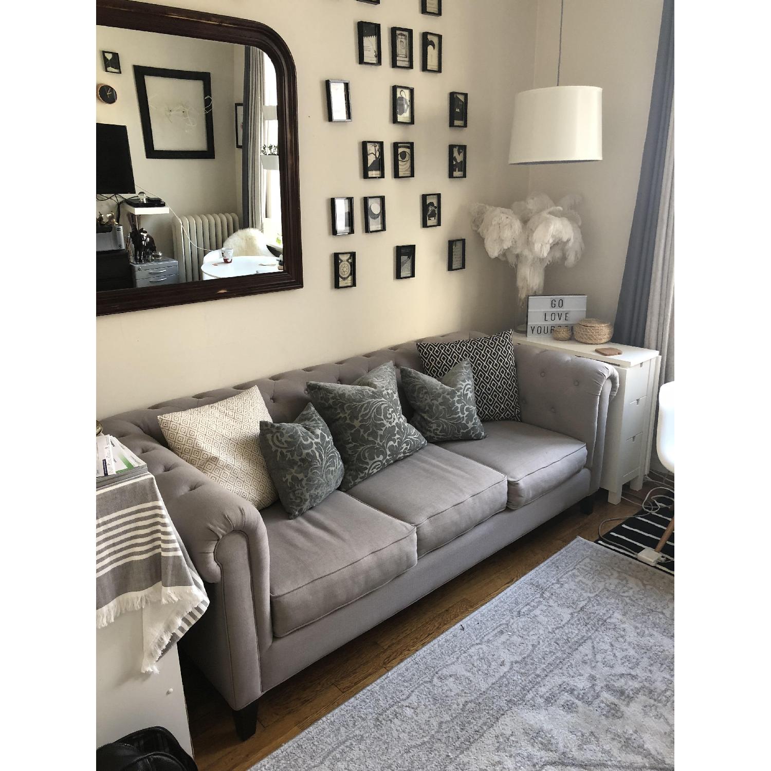 Macy's Chesterfield Sofa - image-2