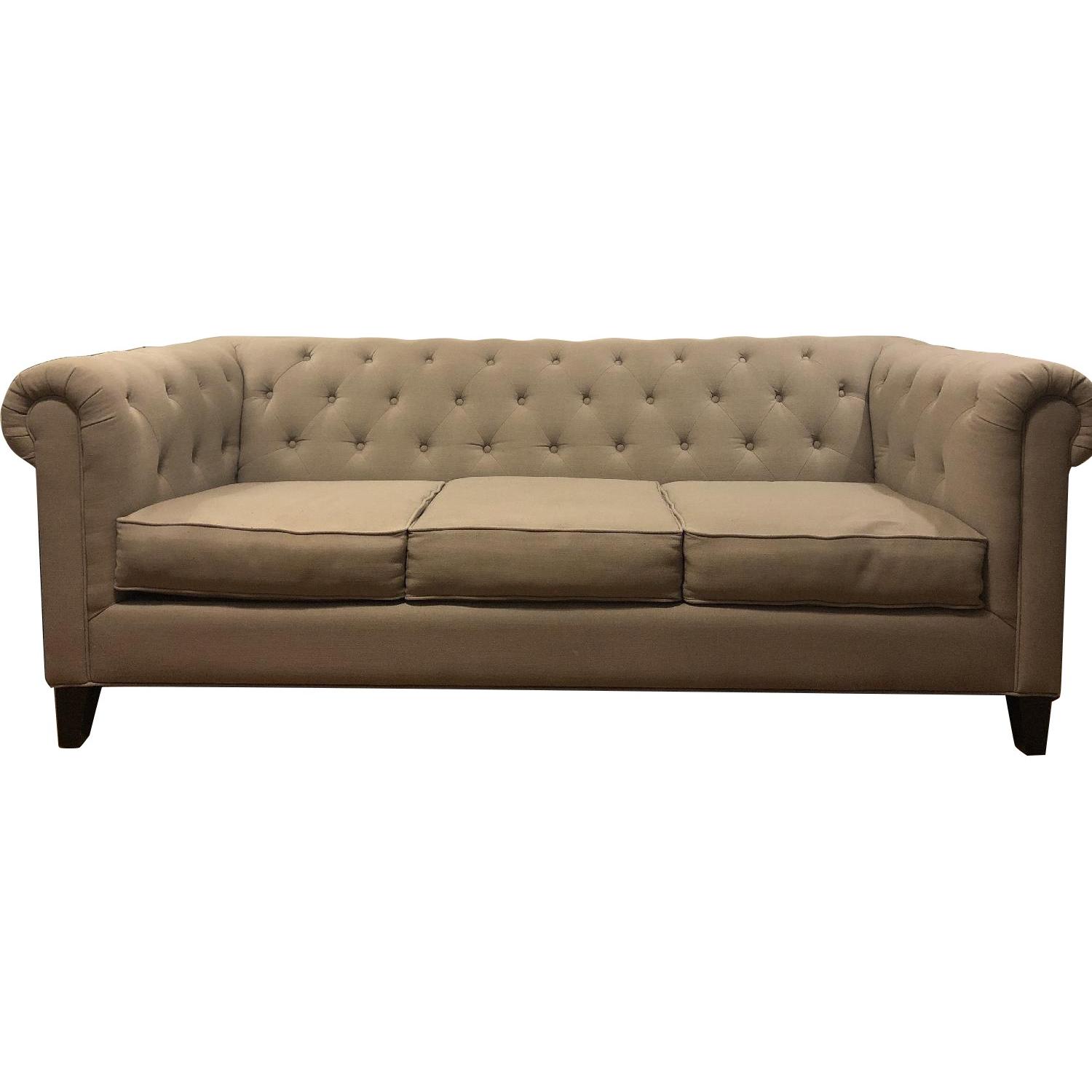 Macy's Chesterfield Sofa - image-0