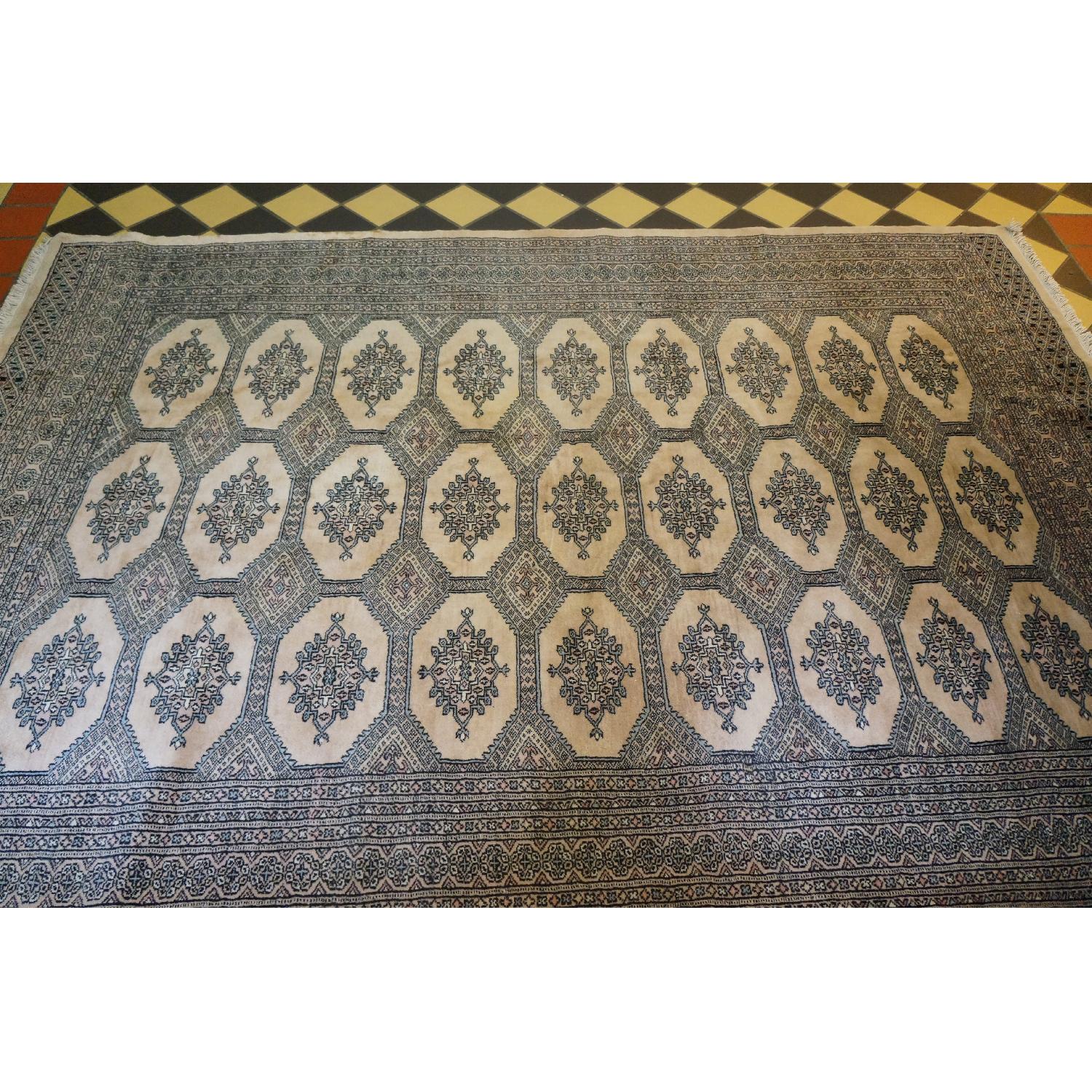 Vintage Uzbek Bukara Rug - image-1