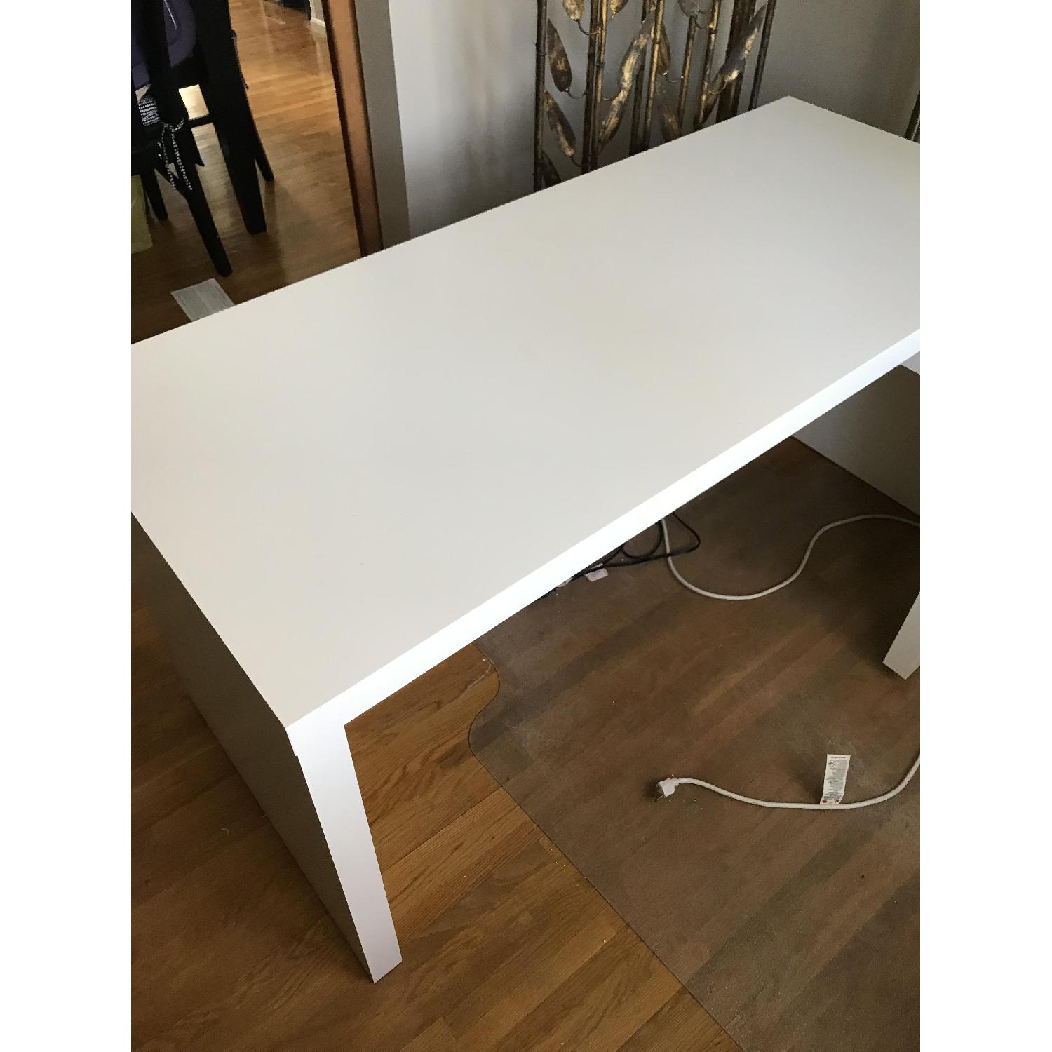 Ikea Malm White Desk w/ Pull Out - image-4