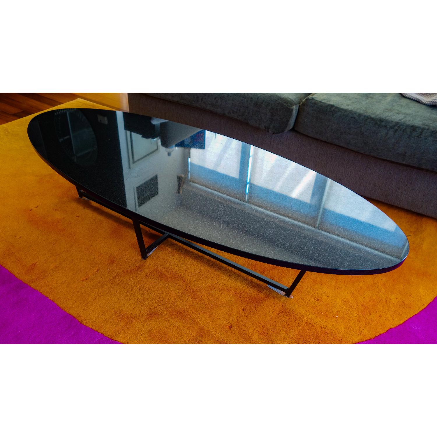 Room & Board Soto Coffee/Cocktail Table in Black Granite - image-1