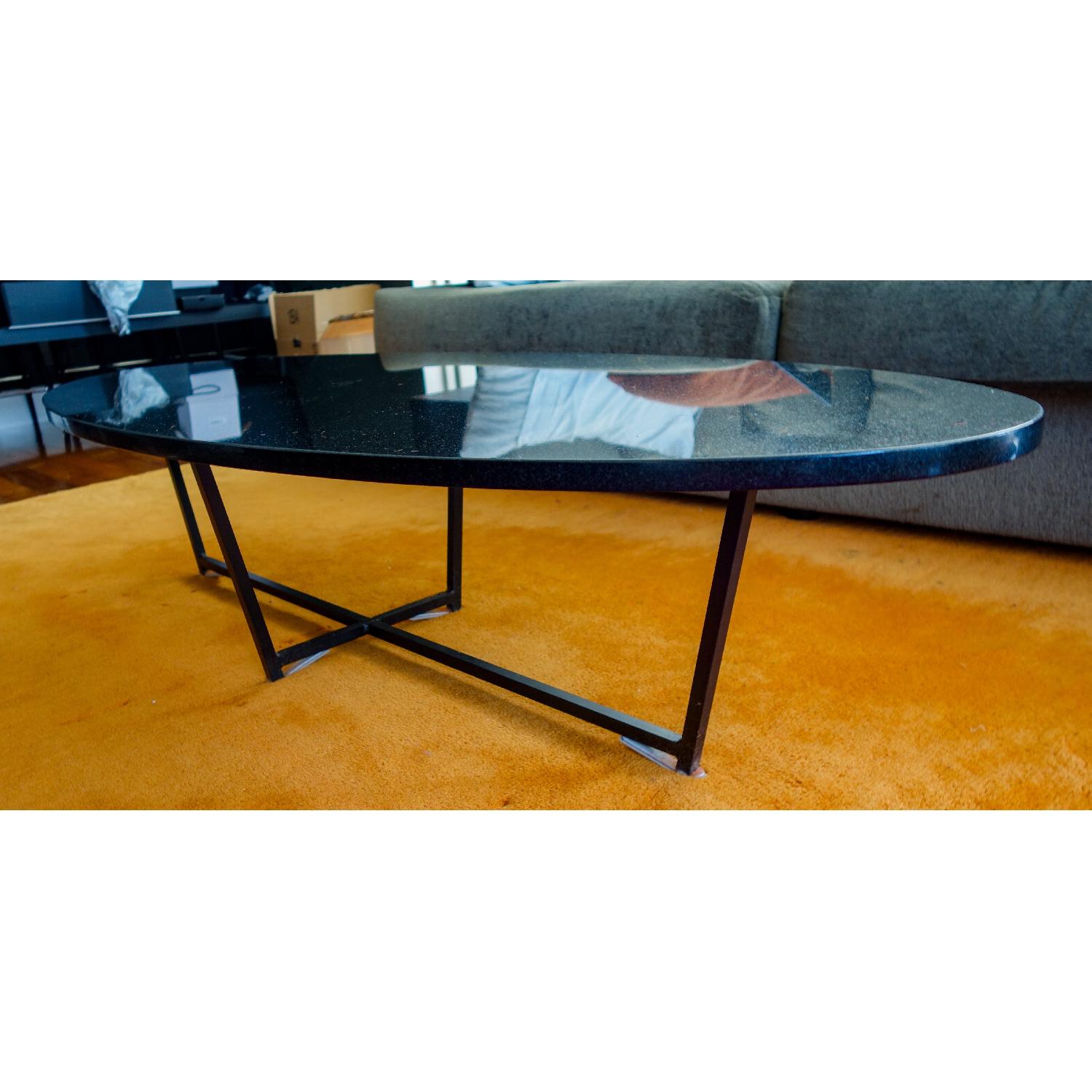 Room & Board Soto Coffee/Cocktail Table in Black Granite - image-2