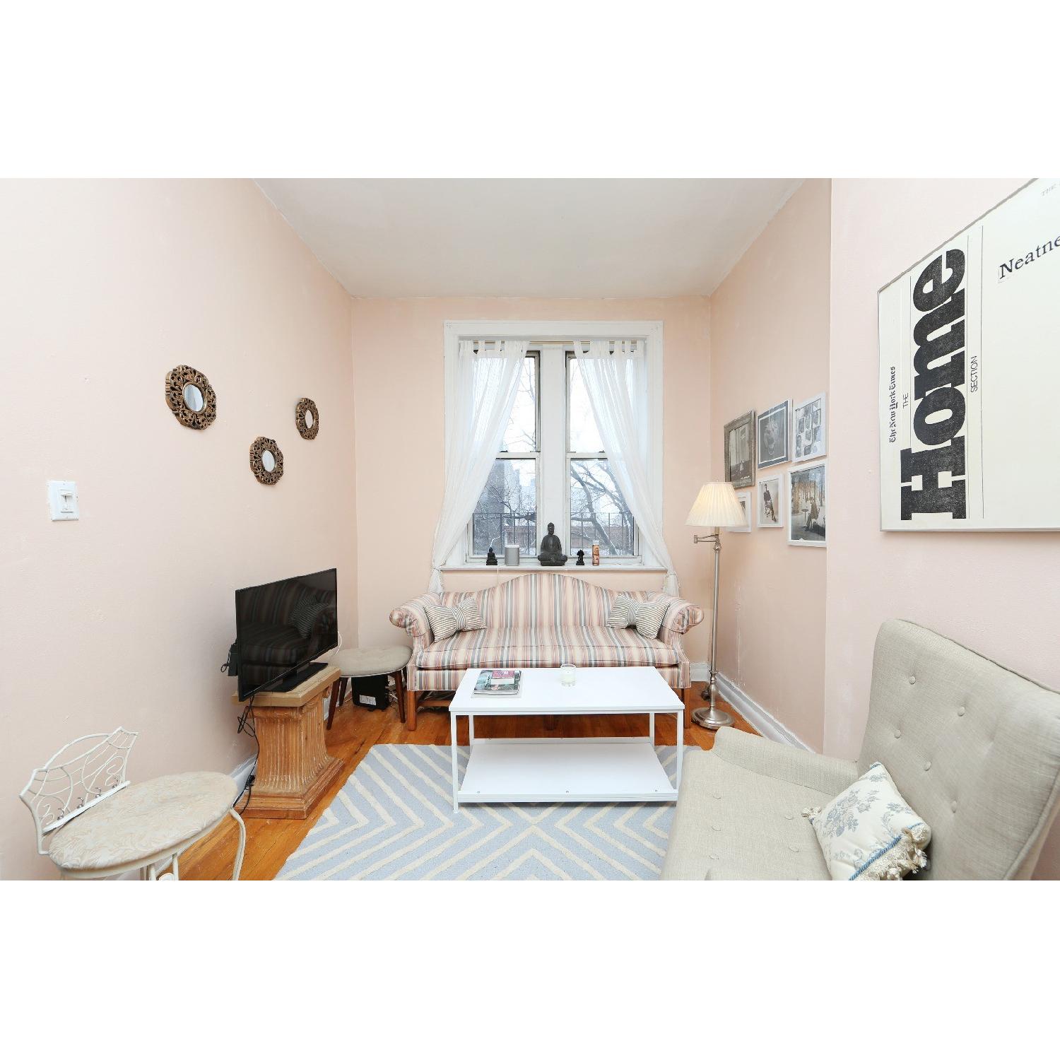 Vintage Striped Sofa - image-4