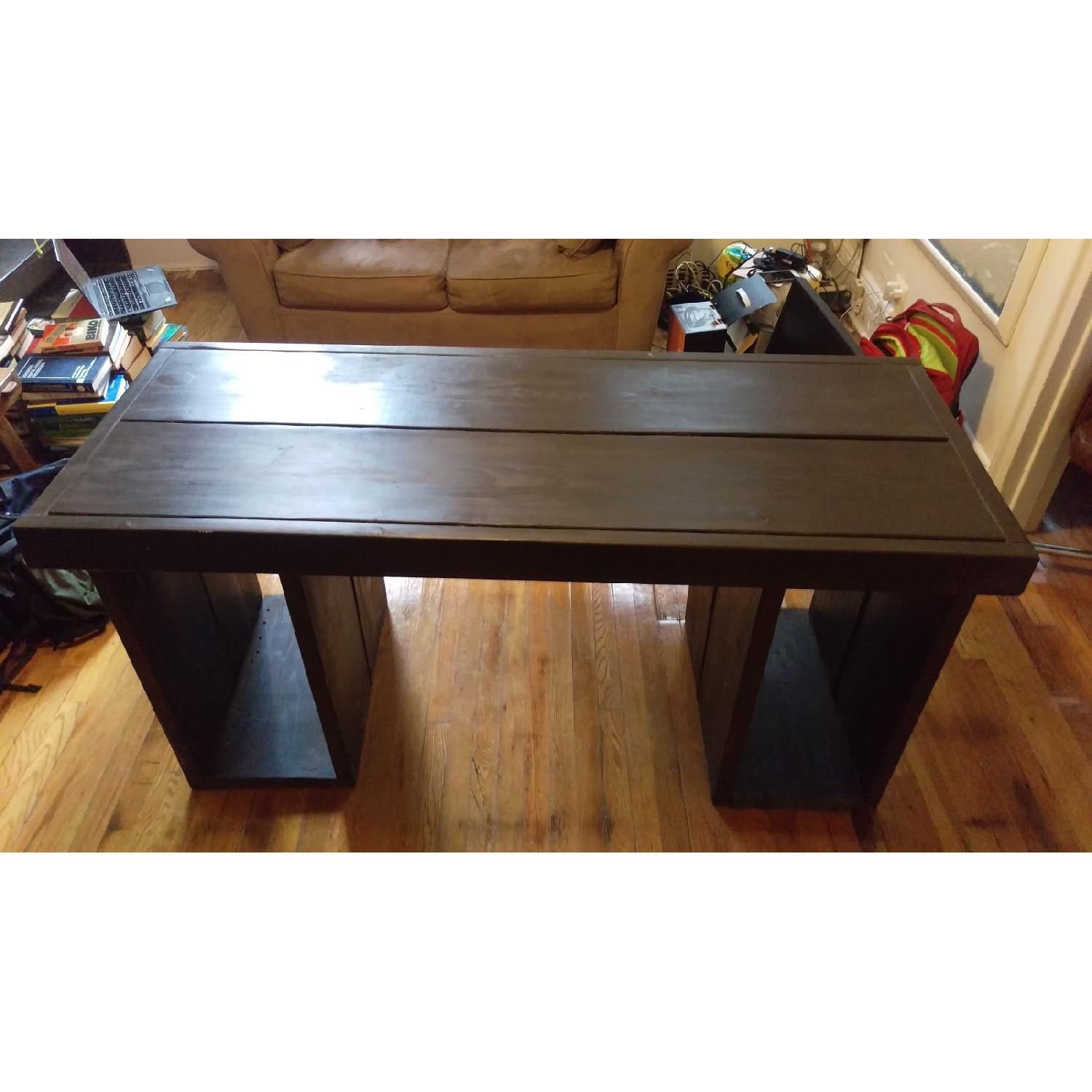 Modern Rust Rustic Reclaimed Wood Desk - image-3