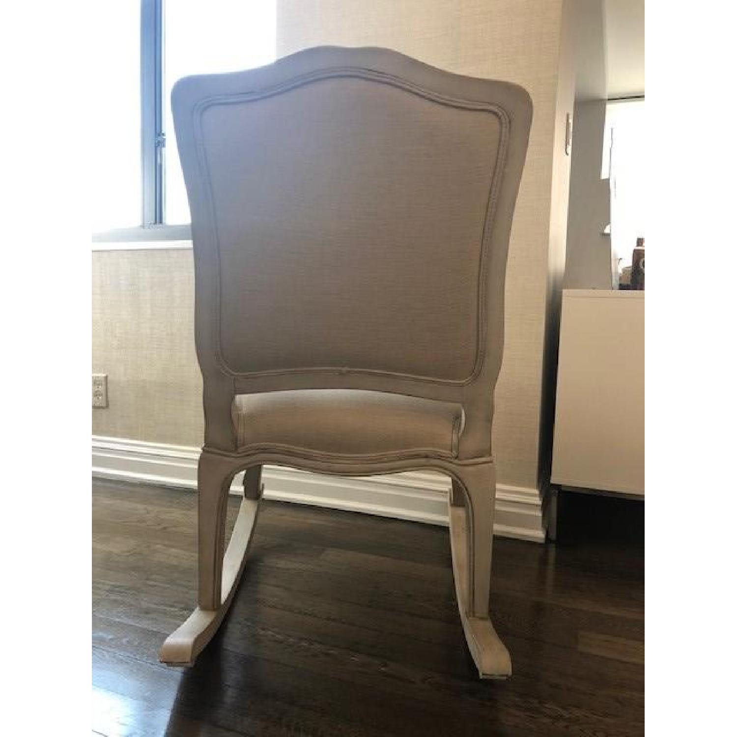 Restoration Hardware French Vintage Upholstered Rocker - image-3