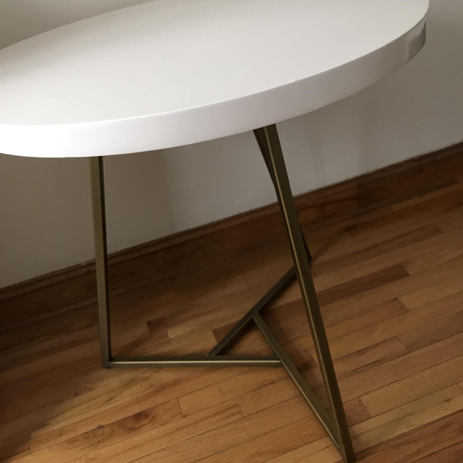 West Elm Lacquer Top Cafe Table - image-1