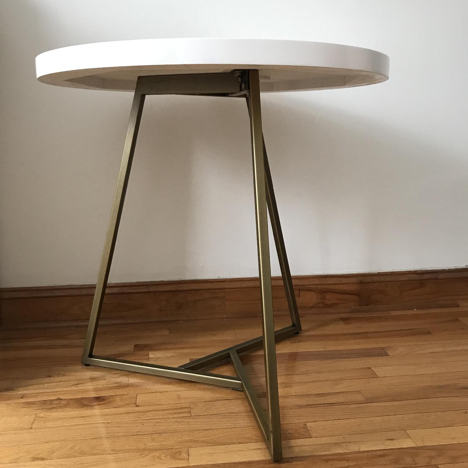West Elm Lacquer Top Cafe Table - image-3