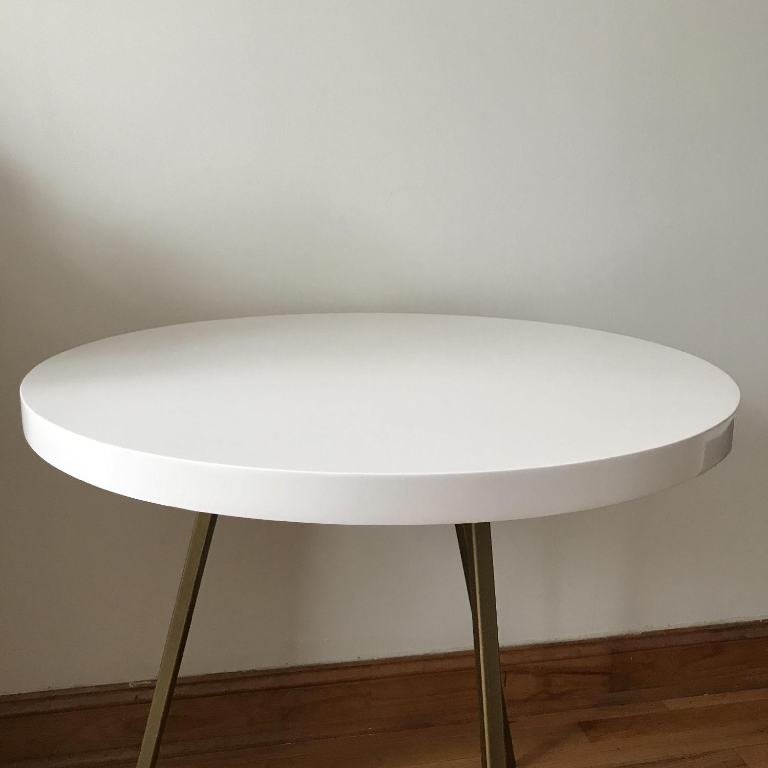West Elm Lacquer Top Cafe Table - image-5