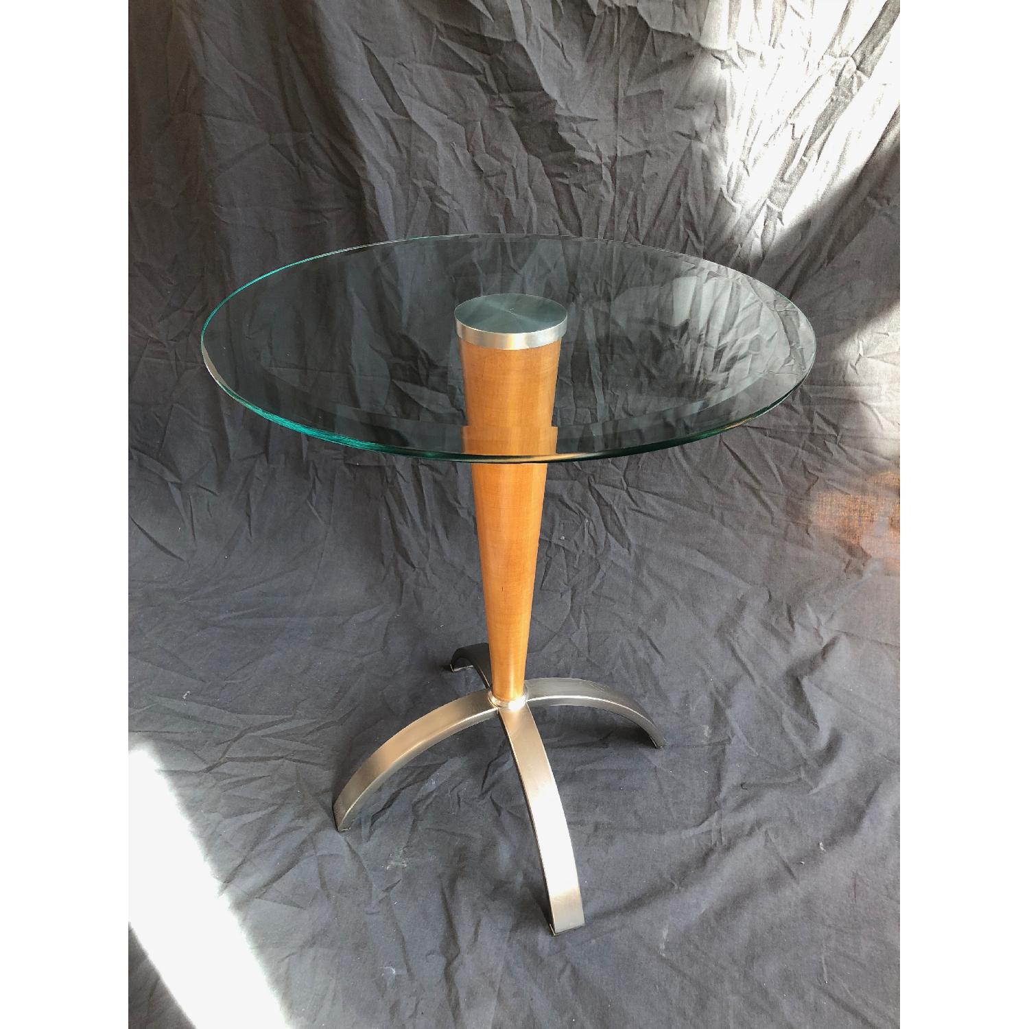 Ethan Allen Radius Round Accent Table - image-5