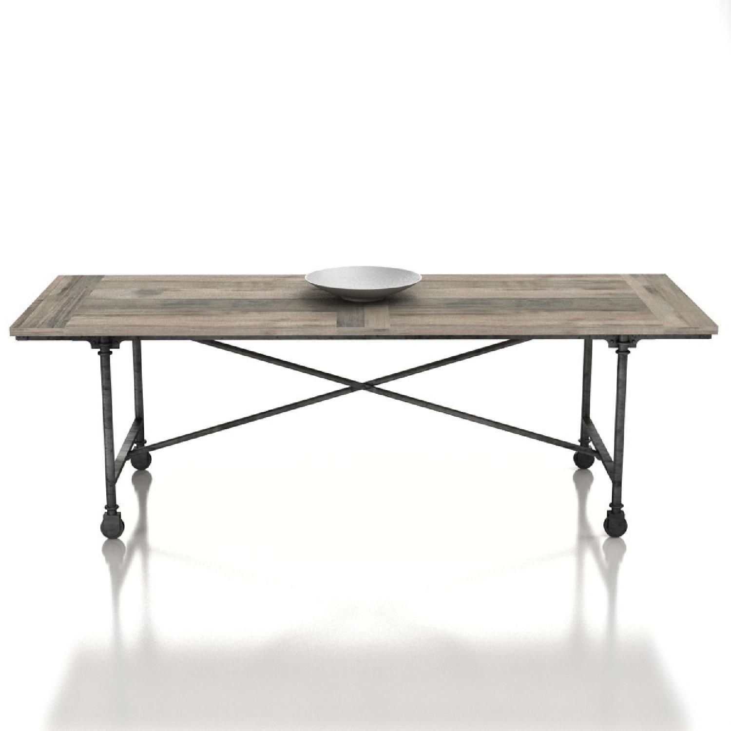 Restoration Hardware Flatiron Rectangular Dining Table - image-0