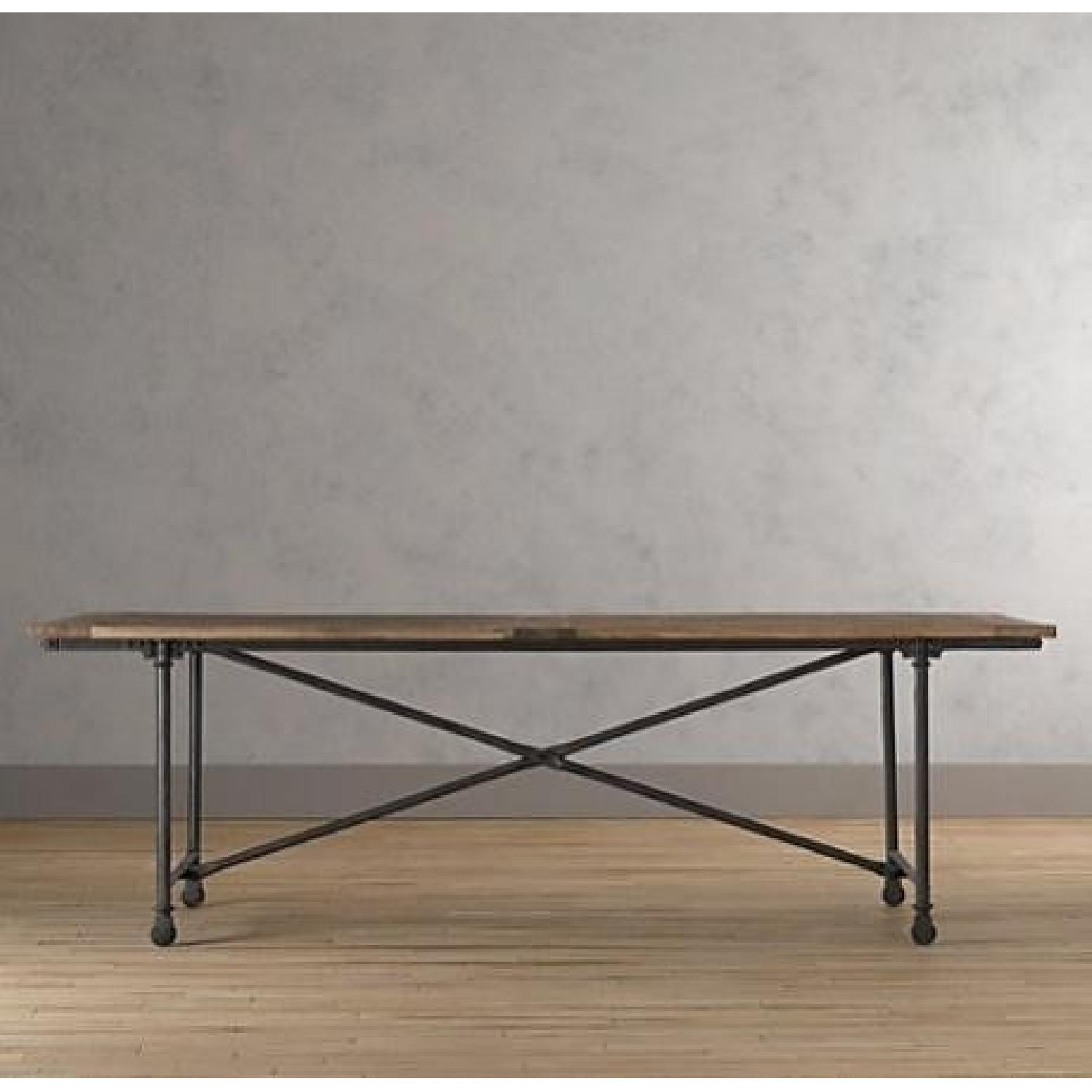 Restoration Hardware Flatiron Rectangular Dining Table - image-1