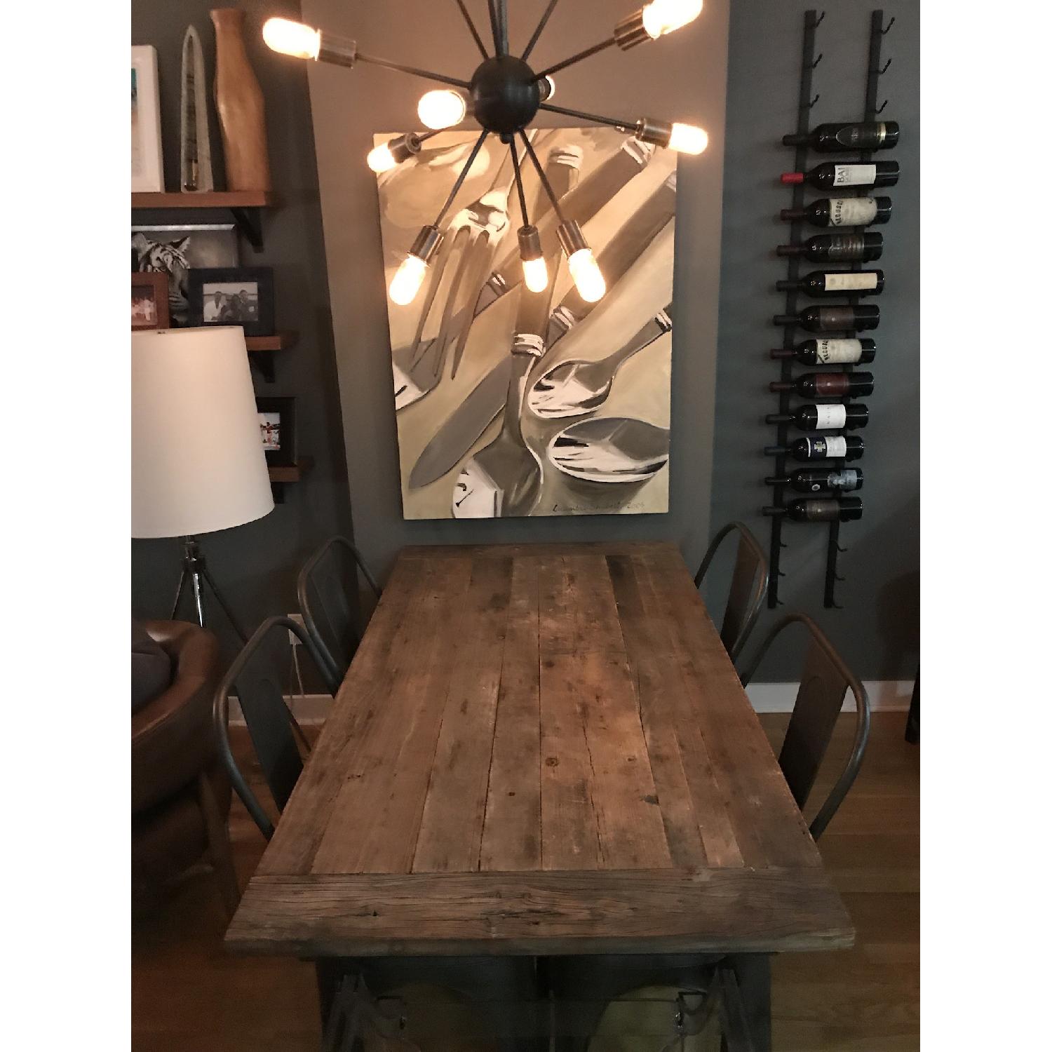 Restoration Hardware Flatiron Rectangular Dining Table - image-3