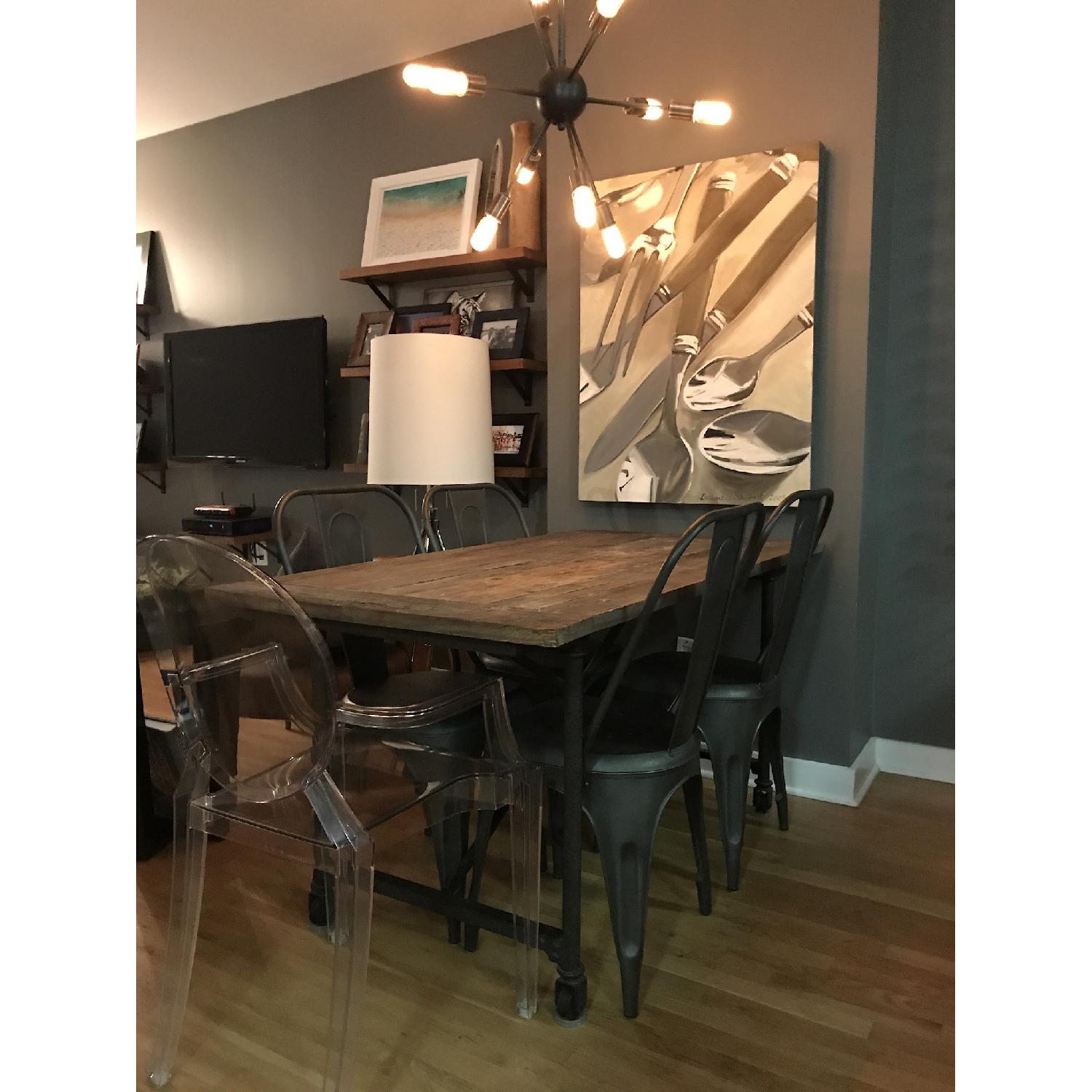 Restoration Hardware Flatiron Rectangular Dining Table - image-4