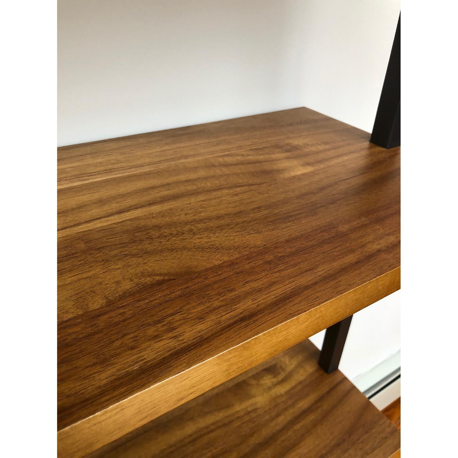 CB2 Helix Acacia Wall-Mounted Bookcases - Thumbnail 5