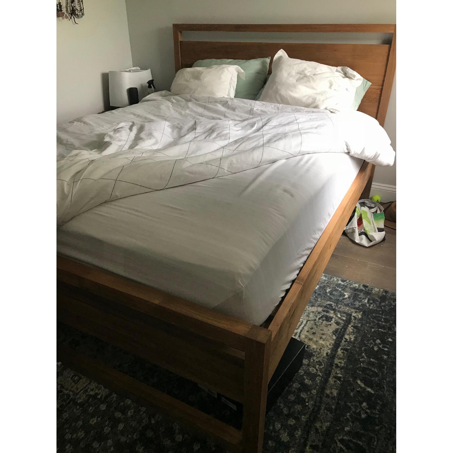 Crate & Barrel Linea II Queen Bed - image-2