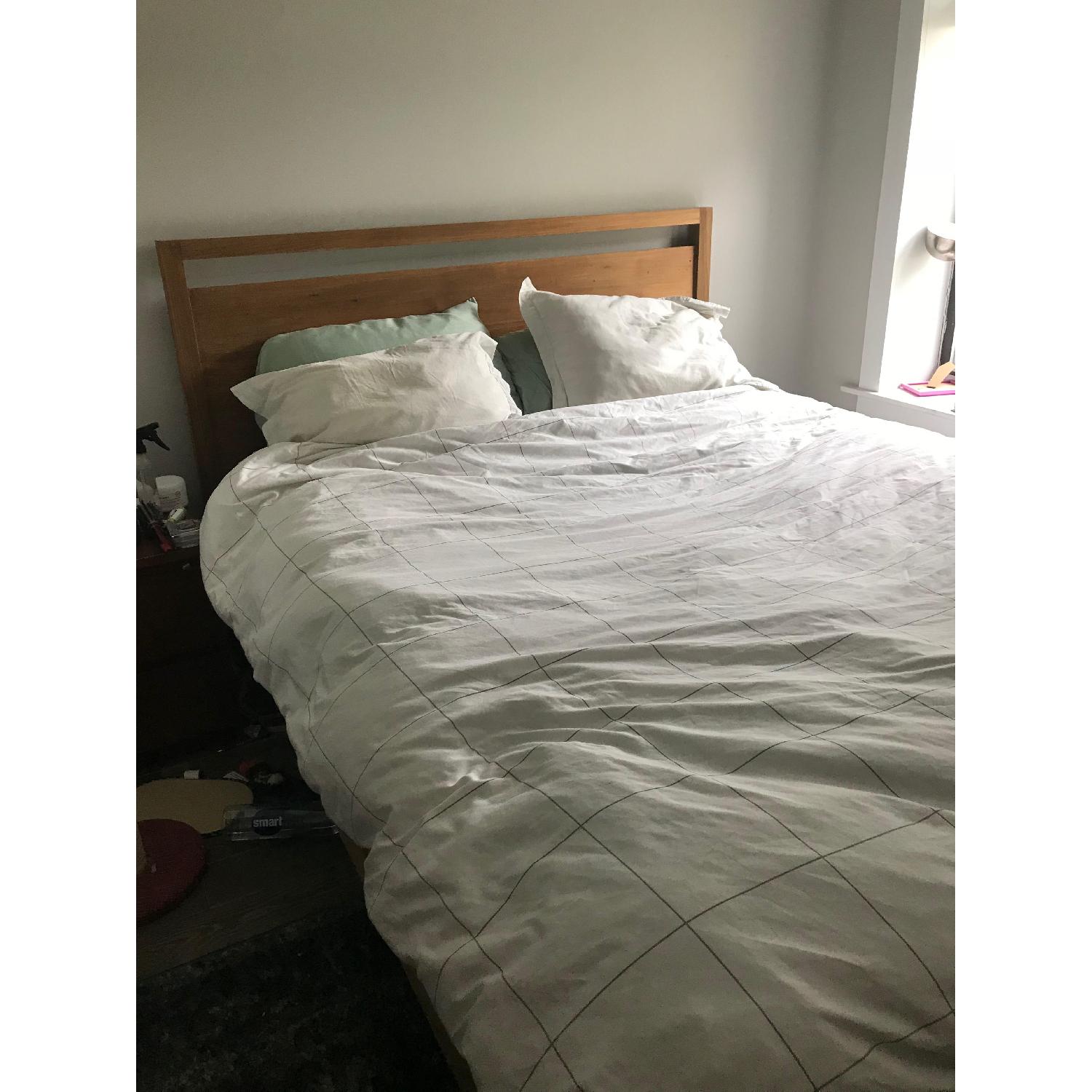 Crate & Barrel Linea II Queen Bed - image-3