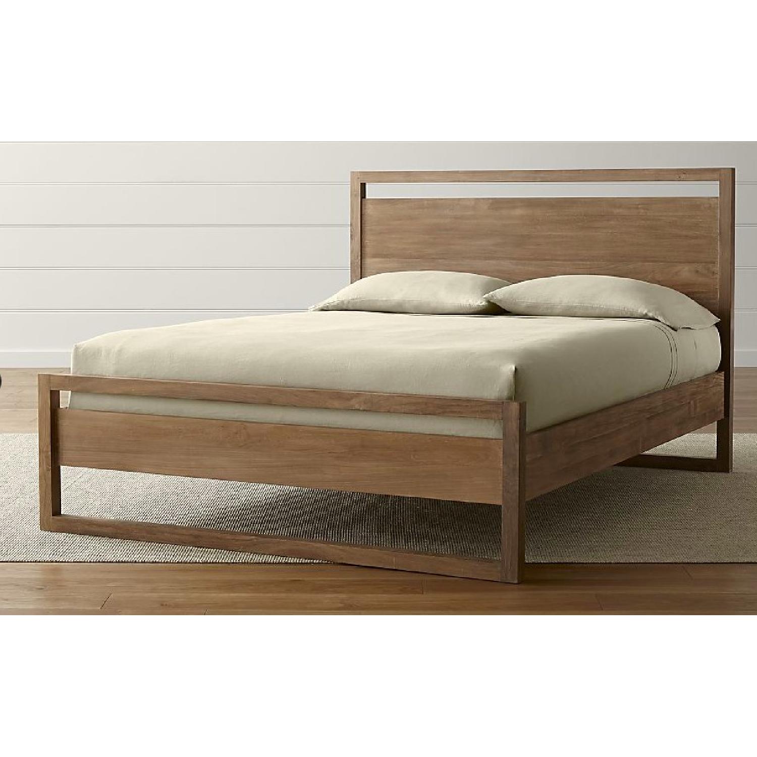 Crate & Barrel Linea II Queen Bed - image-4