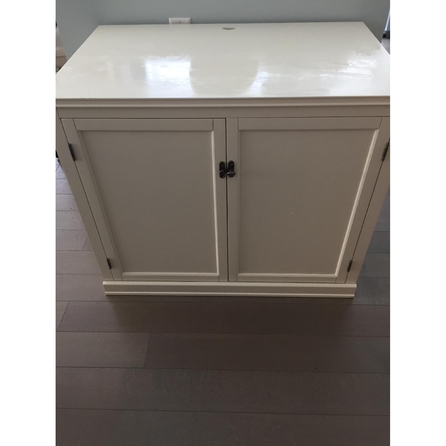Pottery Barn Logan Cabinet Base w/ Doors - image-4