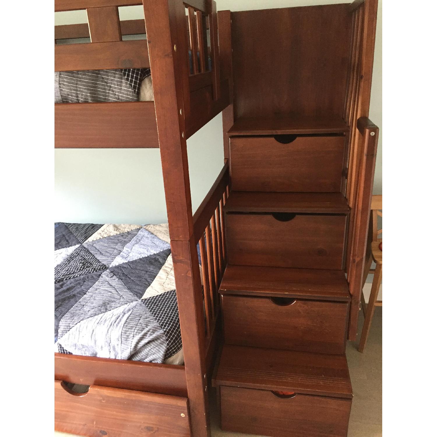 Bob's Keystone Stairway Bunk Bed w/ Storage - image-2