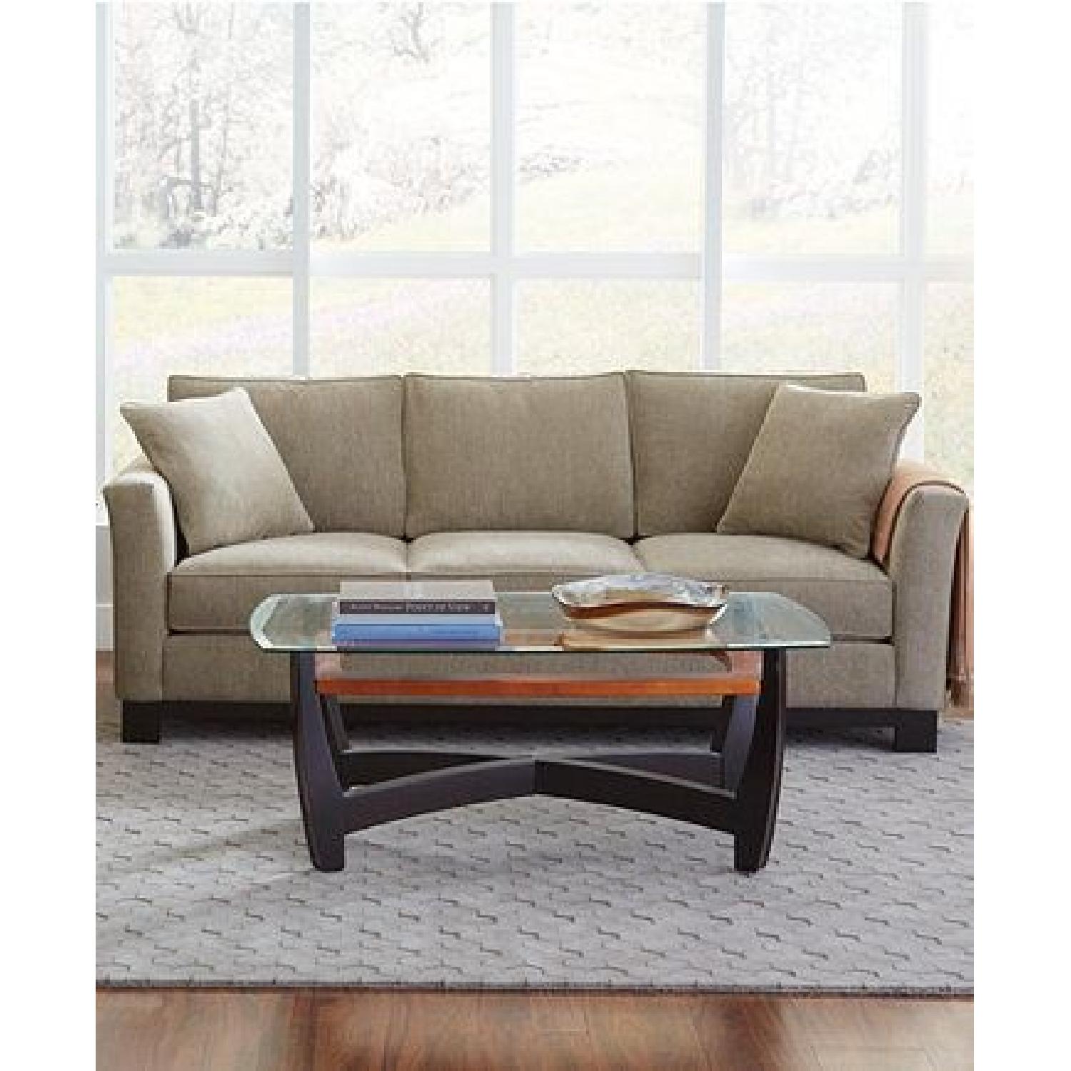 Macy's Parchment Kenton Sofa - image-5
