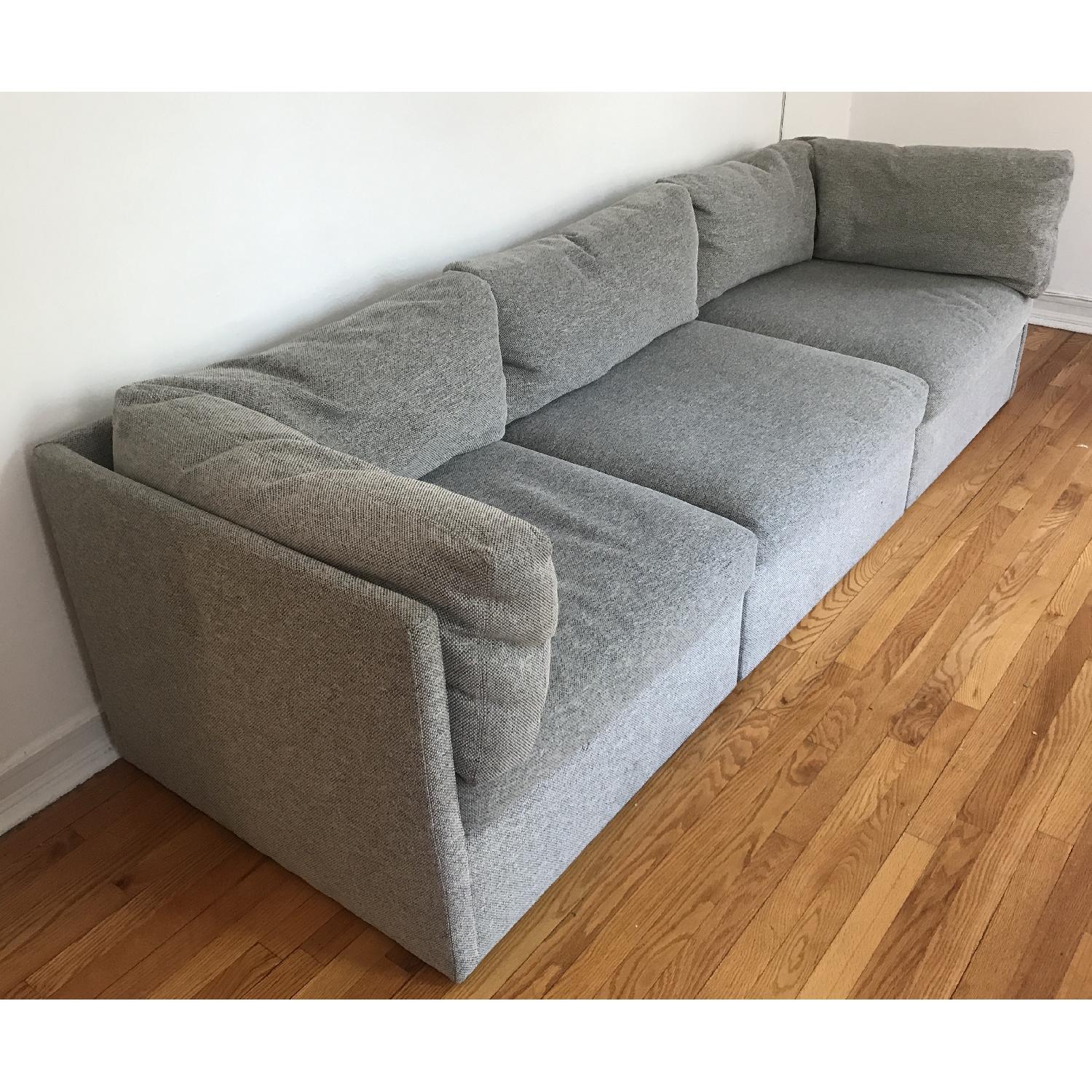 Thayer Coggin Milo Baughman Sectional Sofa in Grey - image-3