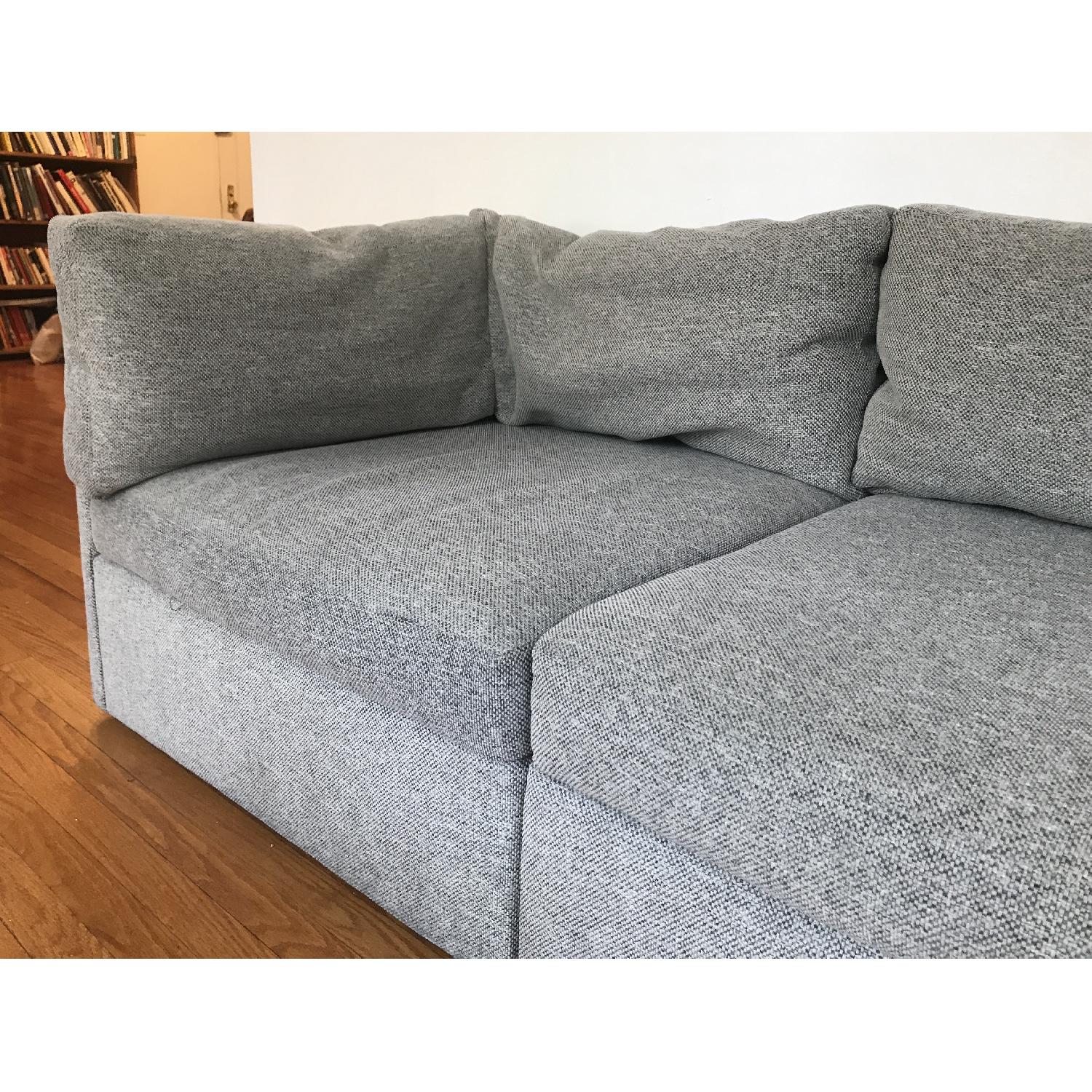 Thayer Coggin Milo Baughman Sectional Sofa in Grey - image-7