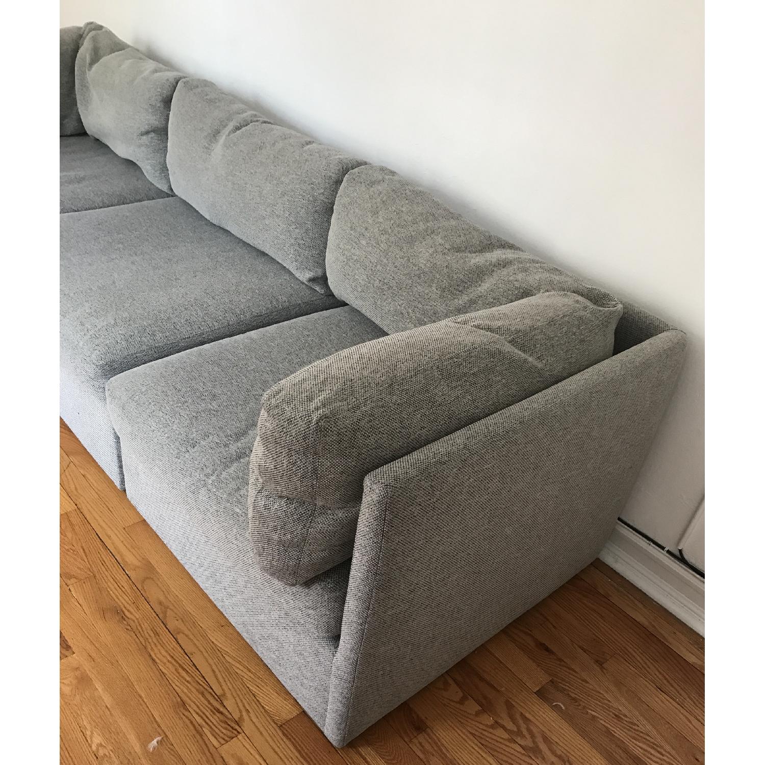 Thayer Coggin Milo Baughman Sectional Sofa in Grey - image-10