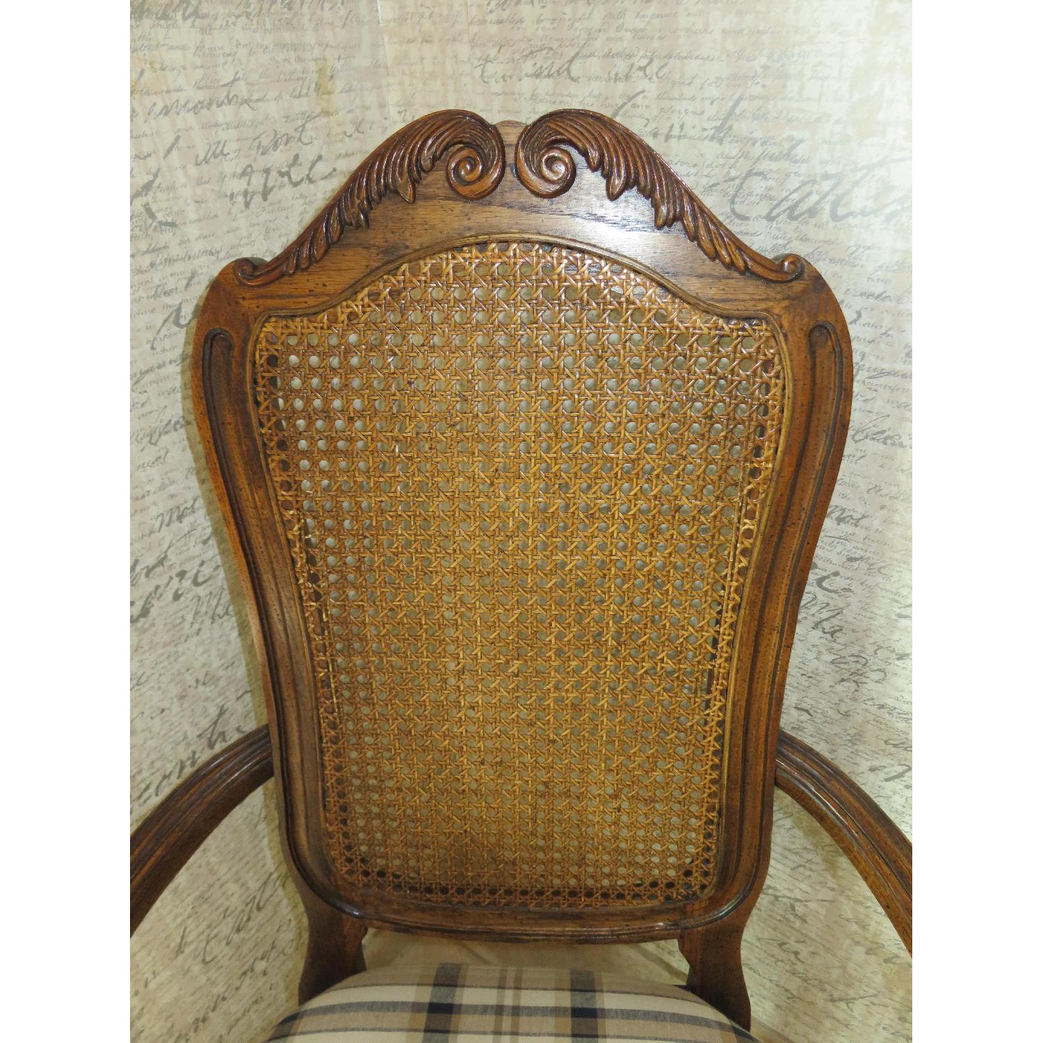 Century Furniture Country French Solid Oak Table w/ 6 Chairs - image-5