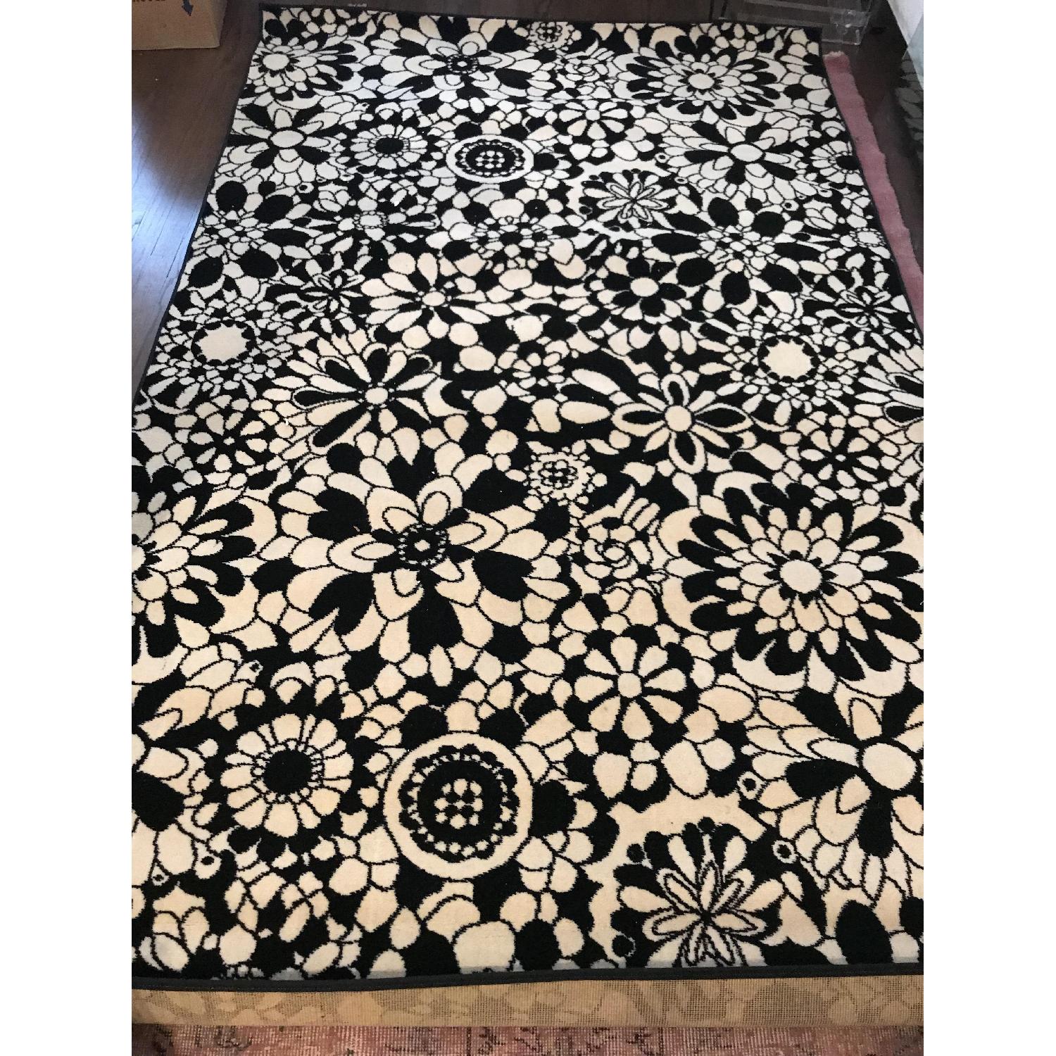 Stark Carpet Modern Black & White Missoni Area Rug AptDeco
