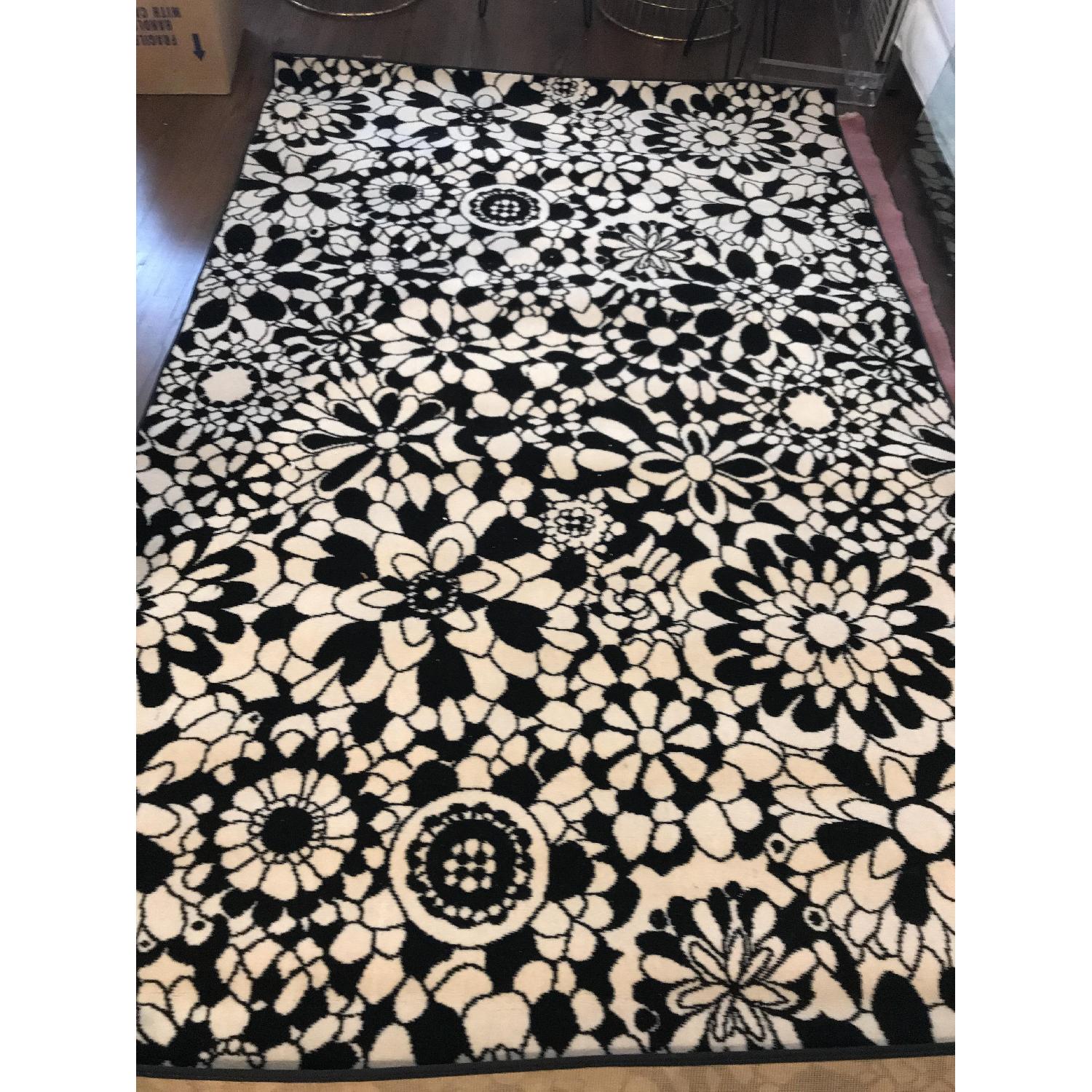 Stark Carpet Modern Black & White Missoni Area Rug - image-2