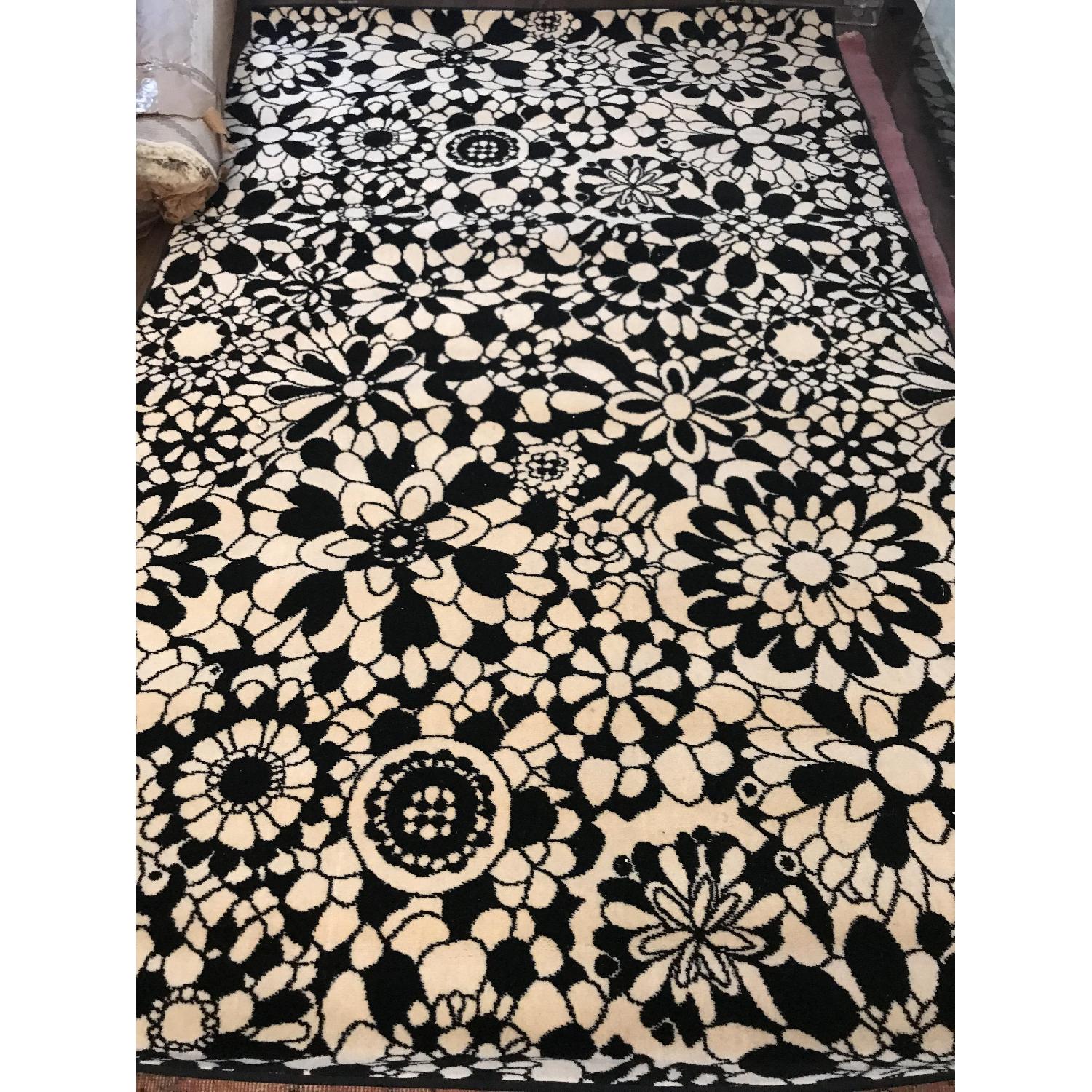 Stark Carpet Modern Black & White Missoni Area Rug - image-3