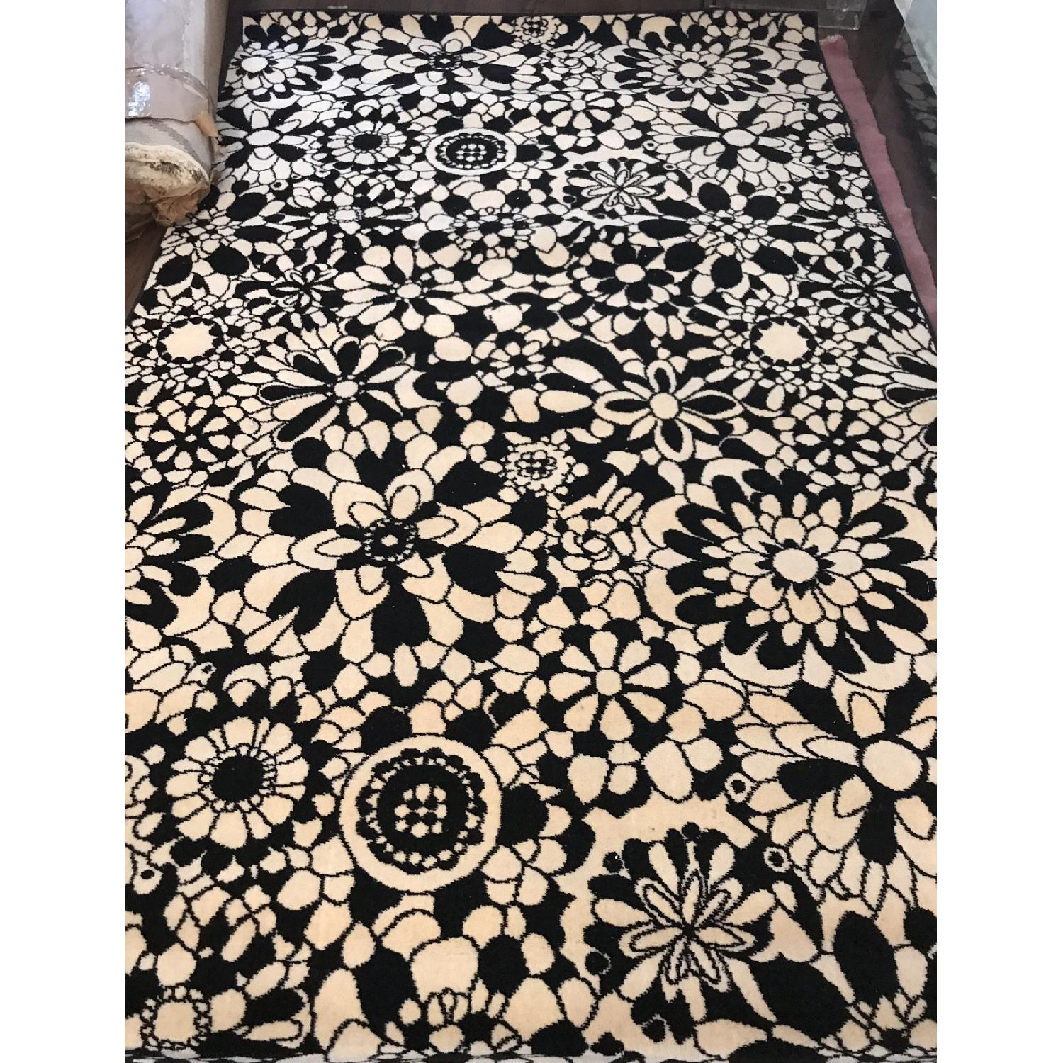 Stark Carpet Modern Black & White Missoni Area Rug - image-6