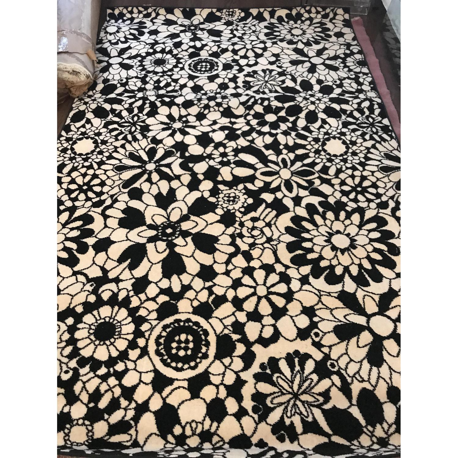 Stark Carpet Modern Black & White Missoni Area Rug - image-7