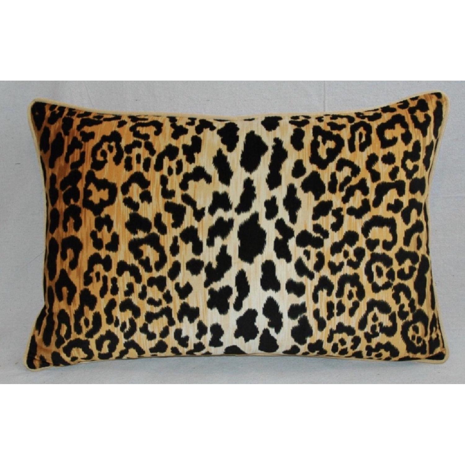Leopard Print Lumbar Accent Pillow AptDeco