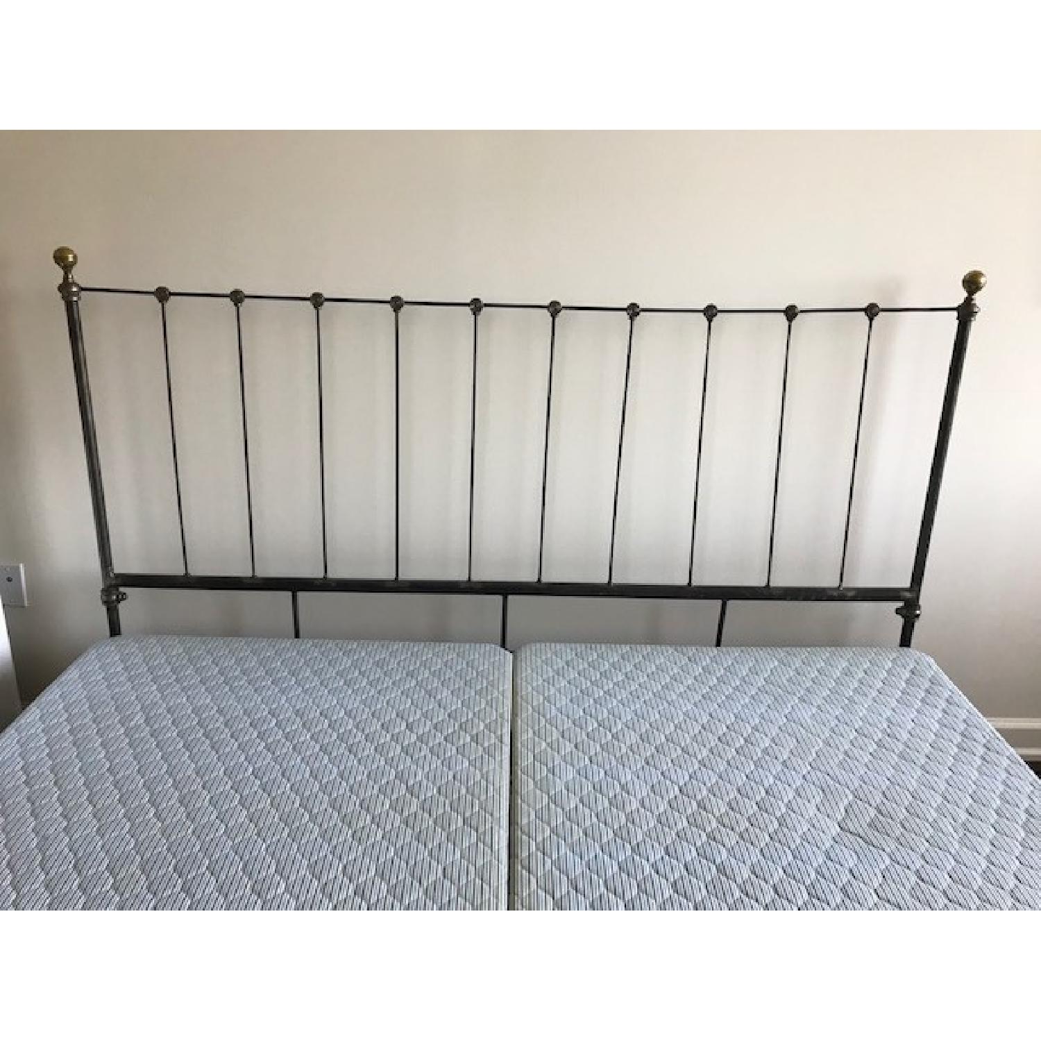 Alice's Antiques Cast Iron King Size Bed AptDeco