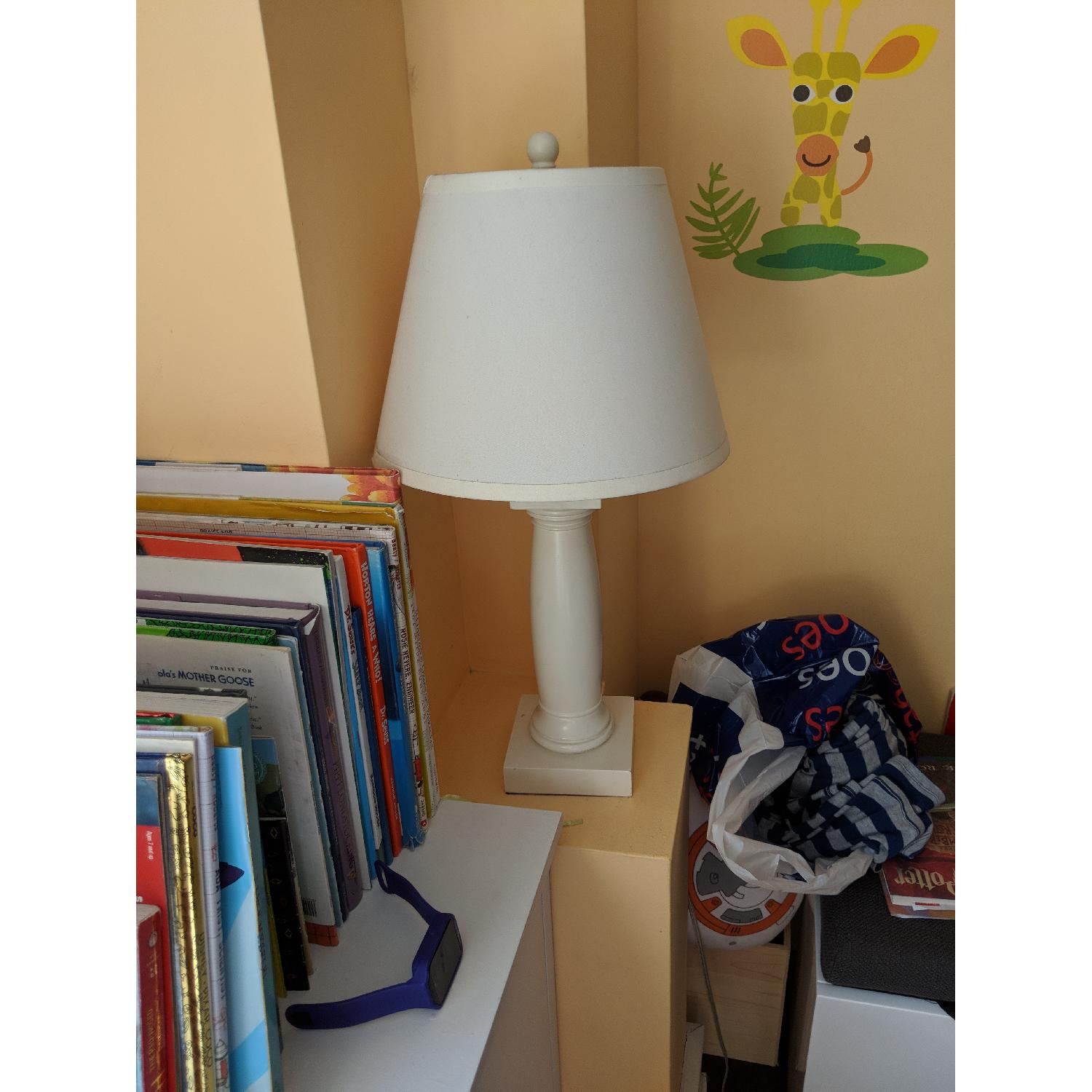 Pottery Barn White Table Lamp - image-1